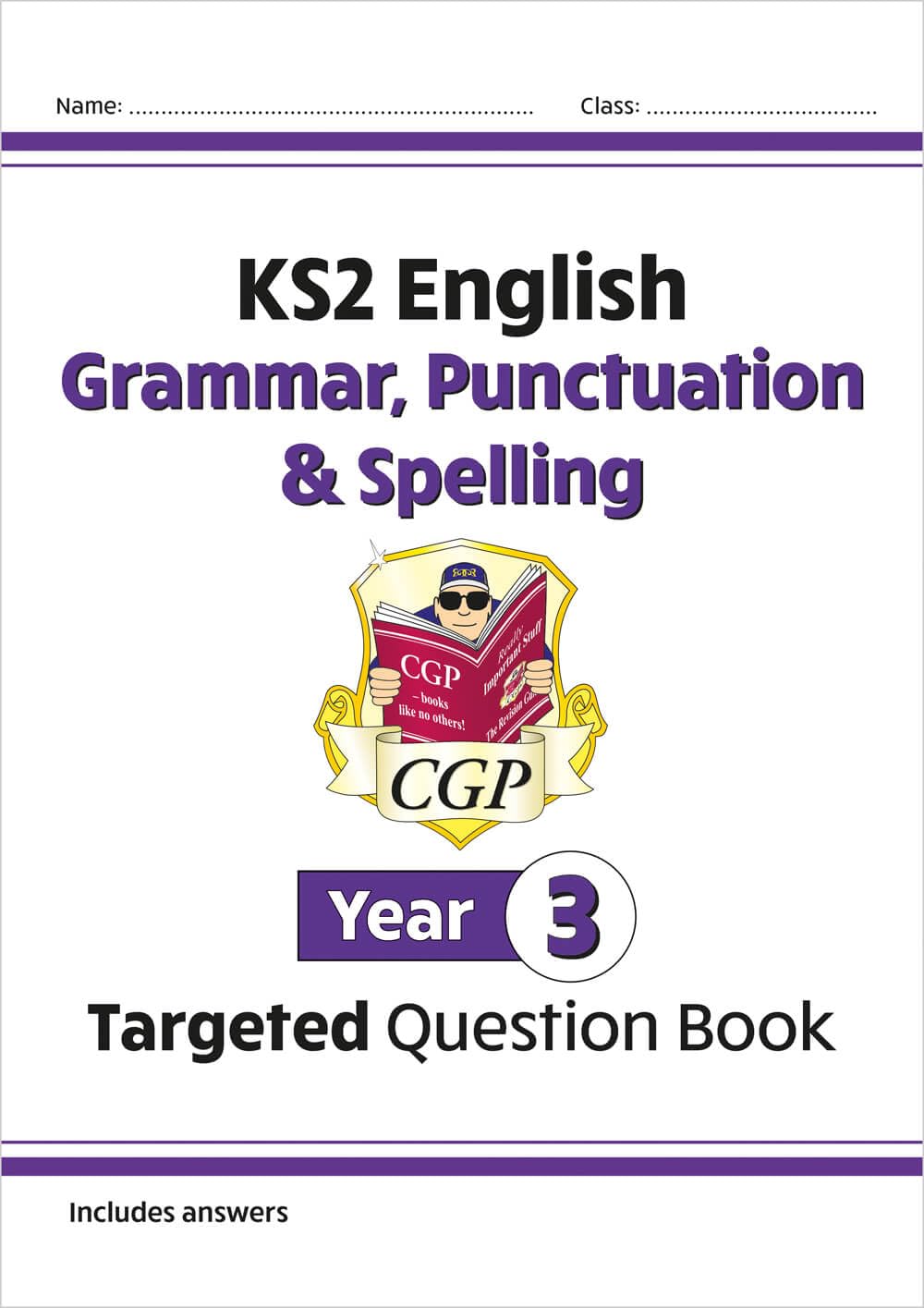 Libro: KS2 English Year 3 Grammar, Punctuation & Spelling Targeted Question Book (with Answers) (CGP Year 3 English)