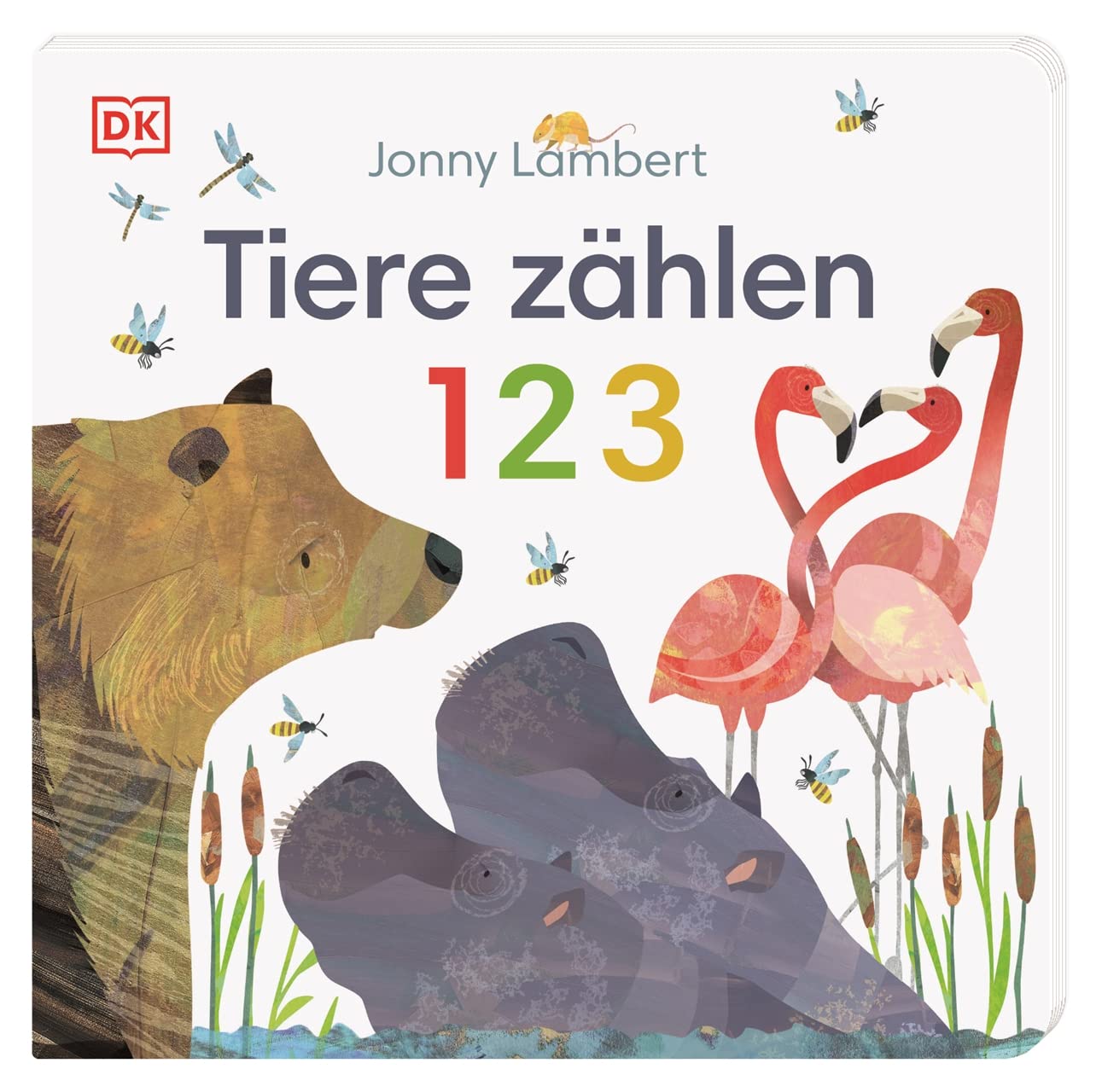 Libro: Tiere zählen 1 2 3: Pappbilderbuch mit Ausklappseiten ab 2 Jahren