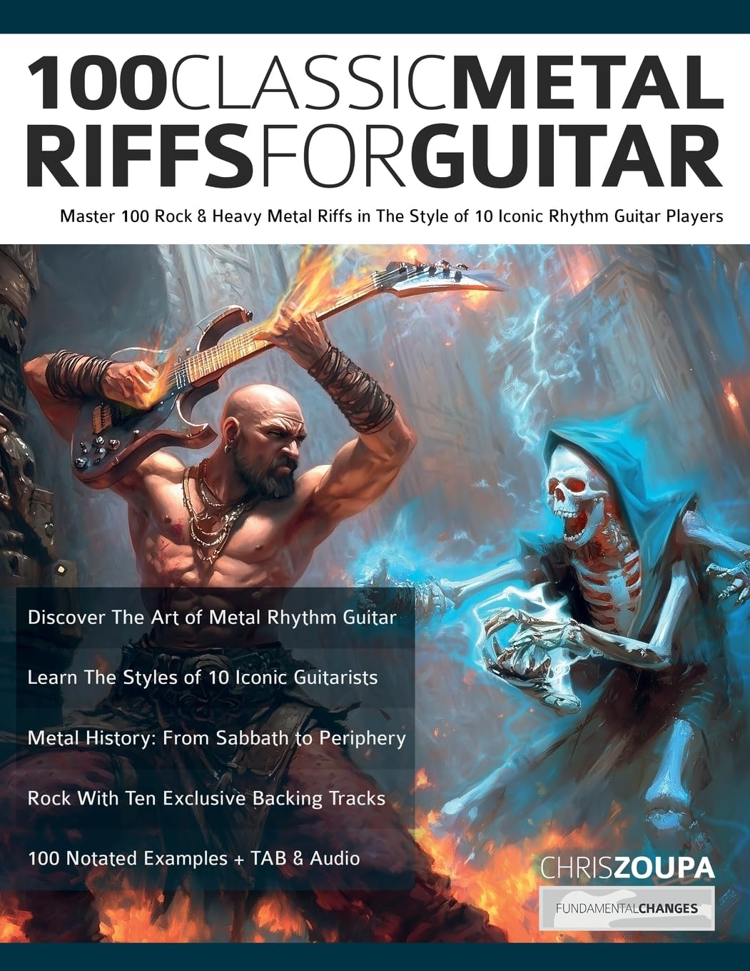 Libro: 100 Classic Metal Riffs For Guitar: Master 100 Rock & Heavy Metal Riffs in The Style of 10 Iconic Rhythm Guitar Players (Learn How to Play Heavy Metal Guitar)