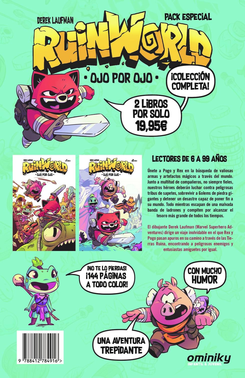 Libro: PACK RUINWORLD OJO POR OJO