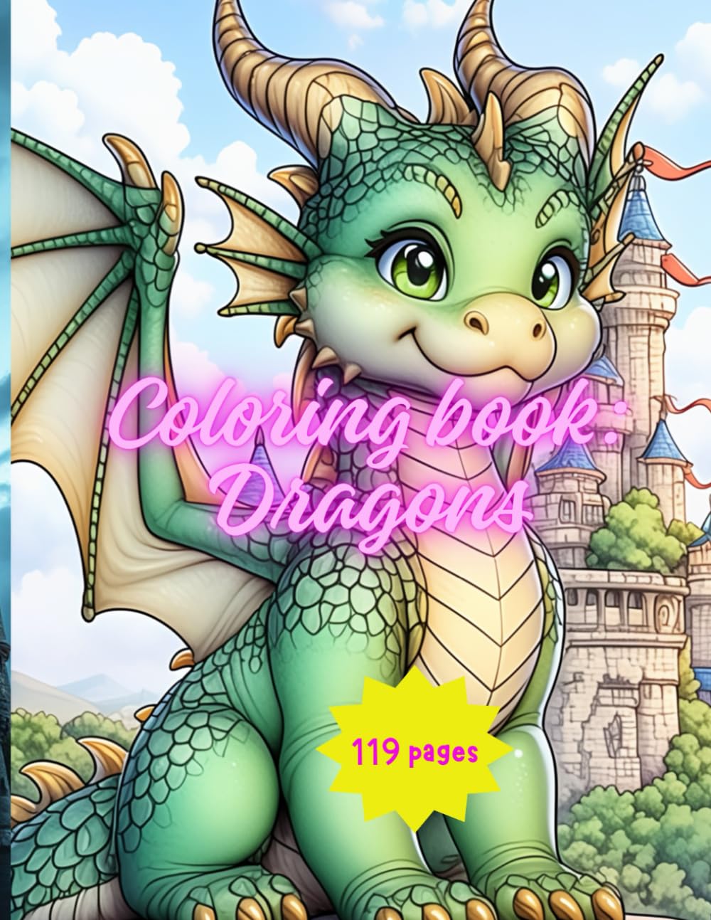 Libro: Coloring book: Dragons (for adults)