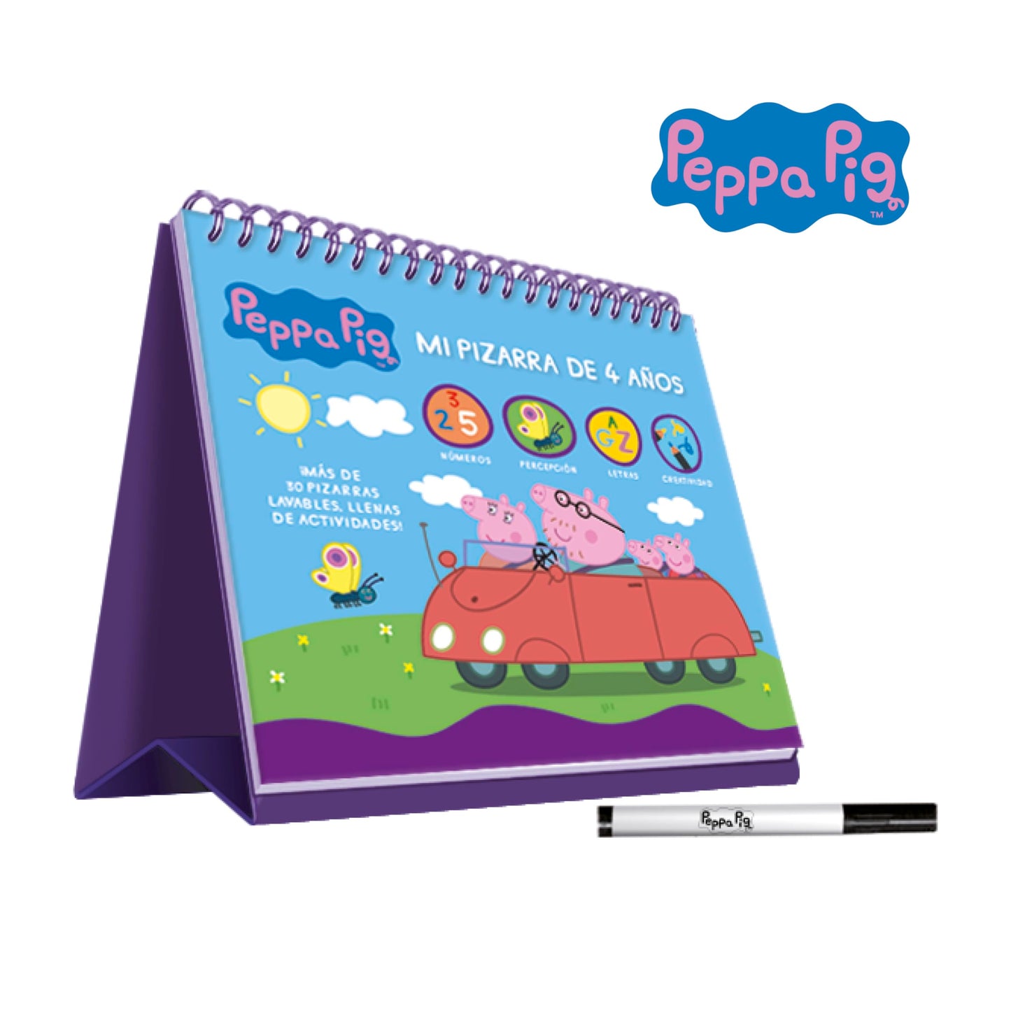 Libro: PEPPA PIG - MI PIZARRA DE 4 AÑOS