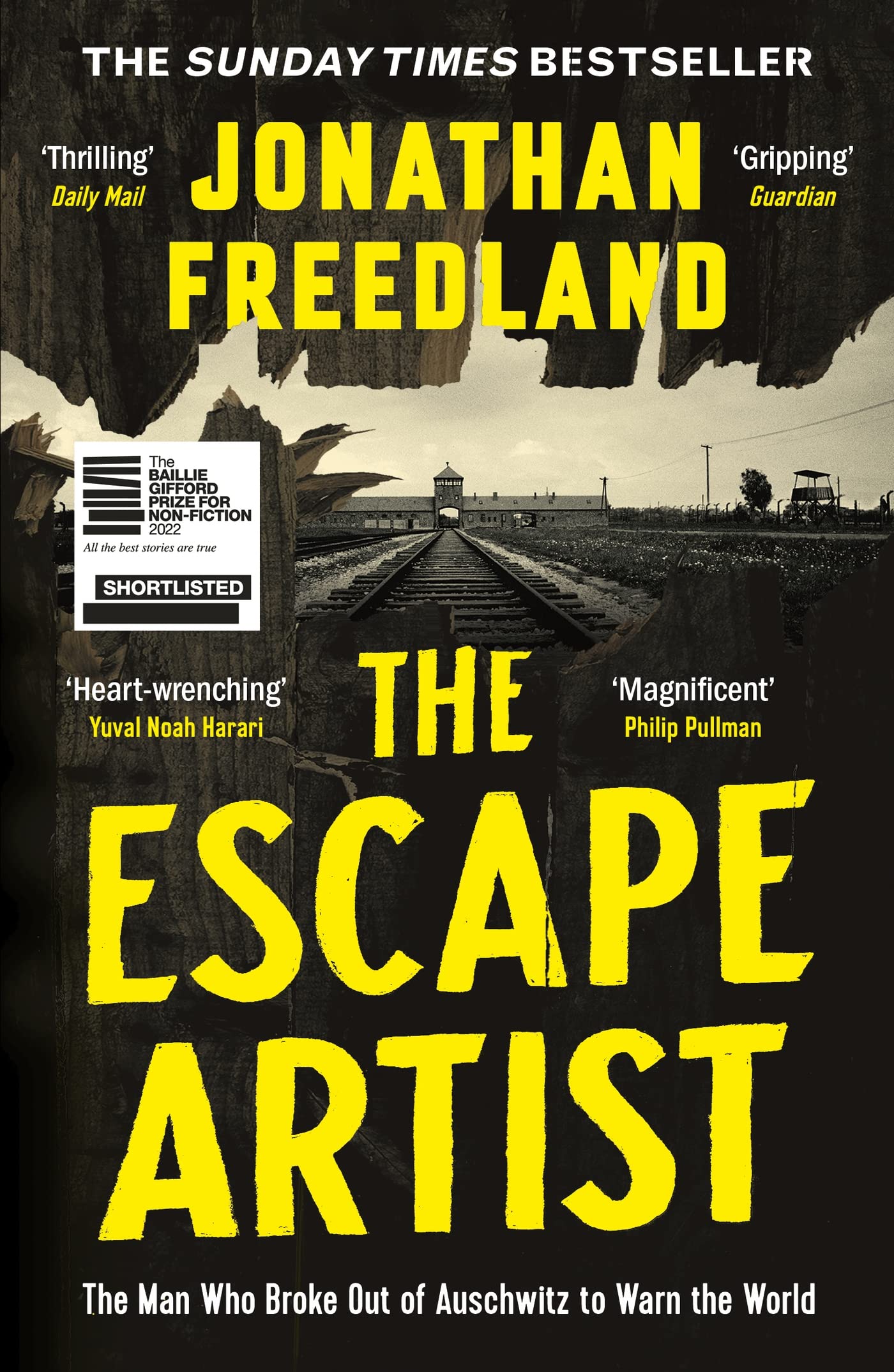 Libro: The Escape Artist: The Man Who Broke Out of Auschwitz to Warn the World