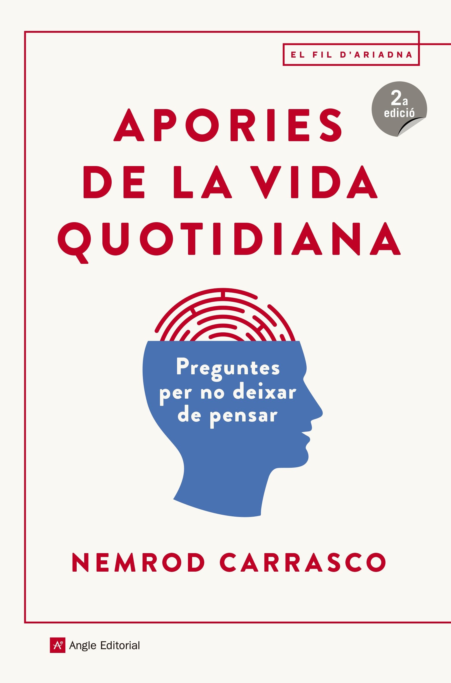 Libro: Apories de la vida quotidiana: Preguntes per no deixar de pensar