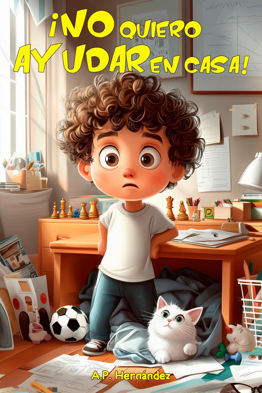 Libro: ¡No quiero ayudar en casa!: Libro infantil a partir de 6 - 7 años