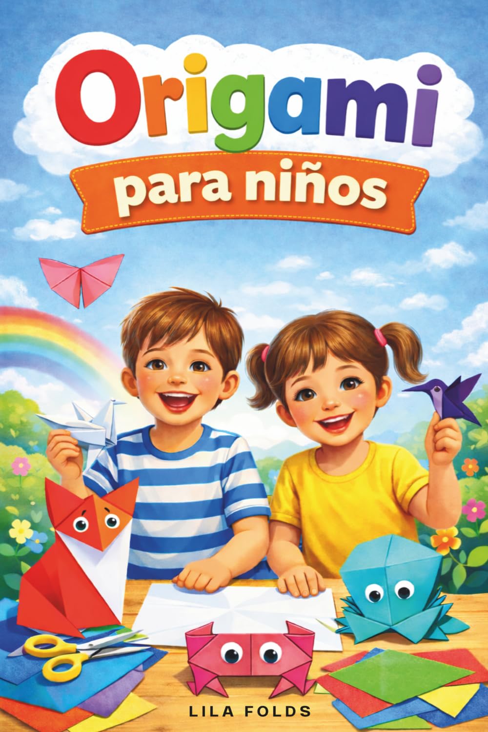 El Libro Origami para Niños: Papiroflexia para niños con más de 40 origamis bonitos y fáciles a todo color - Bonus: Vídeo tutoriales para cada figura