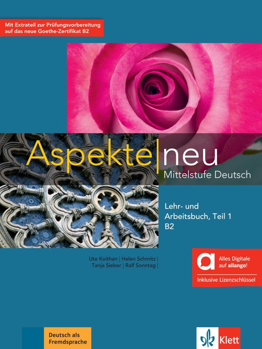 Libro: Aspekte neu b2.1, libro del alumno y de ejercicios, parte 1 edicion hibrida allango