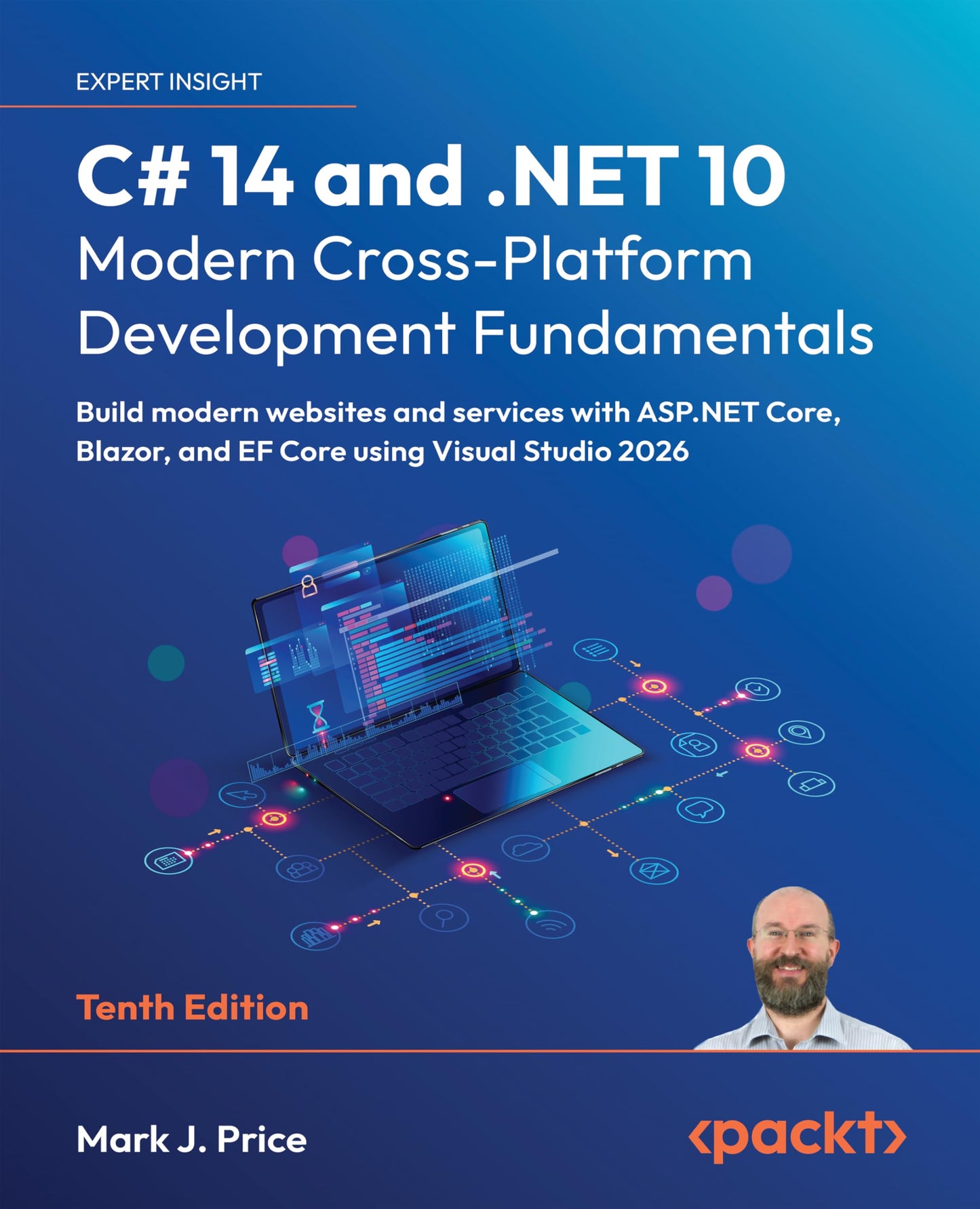Libro: C# 14 and .NET 10 – Modern Cross-Platform Development Fundamentals: Build modern websites and services with ASP.NET Core, Blazor, and EF Core using Visual Studio 2026
