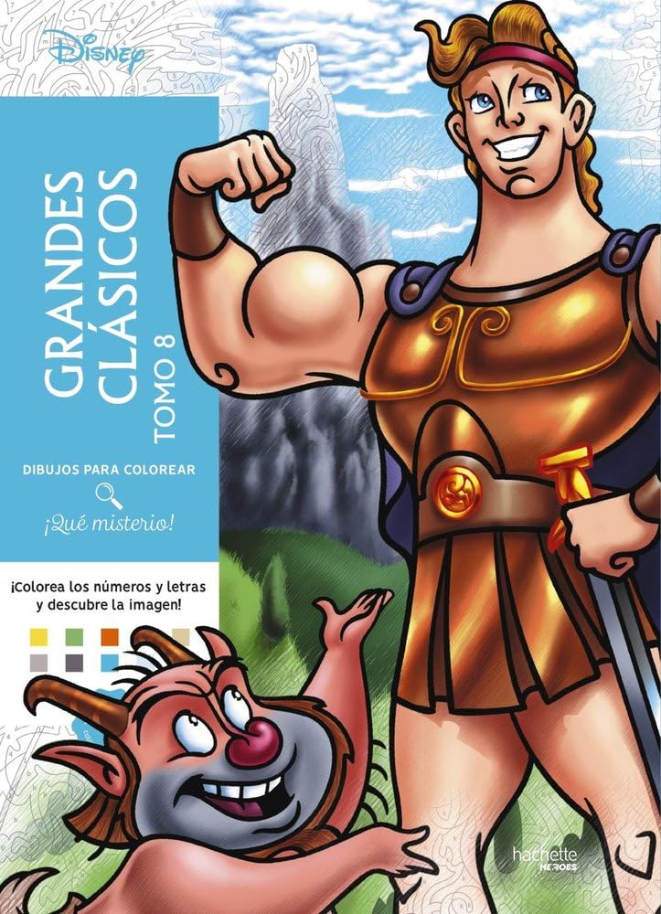 Libro: Dibujos para colorear. ¡Qué misterio! Grandes Clásicos Tomo 8 (Hachette HEROES - DISNEY - Arteterapia)