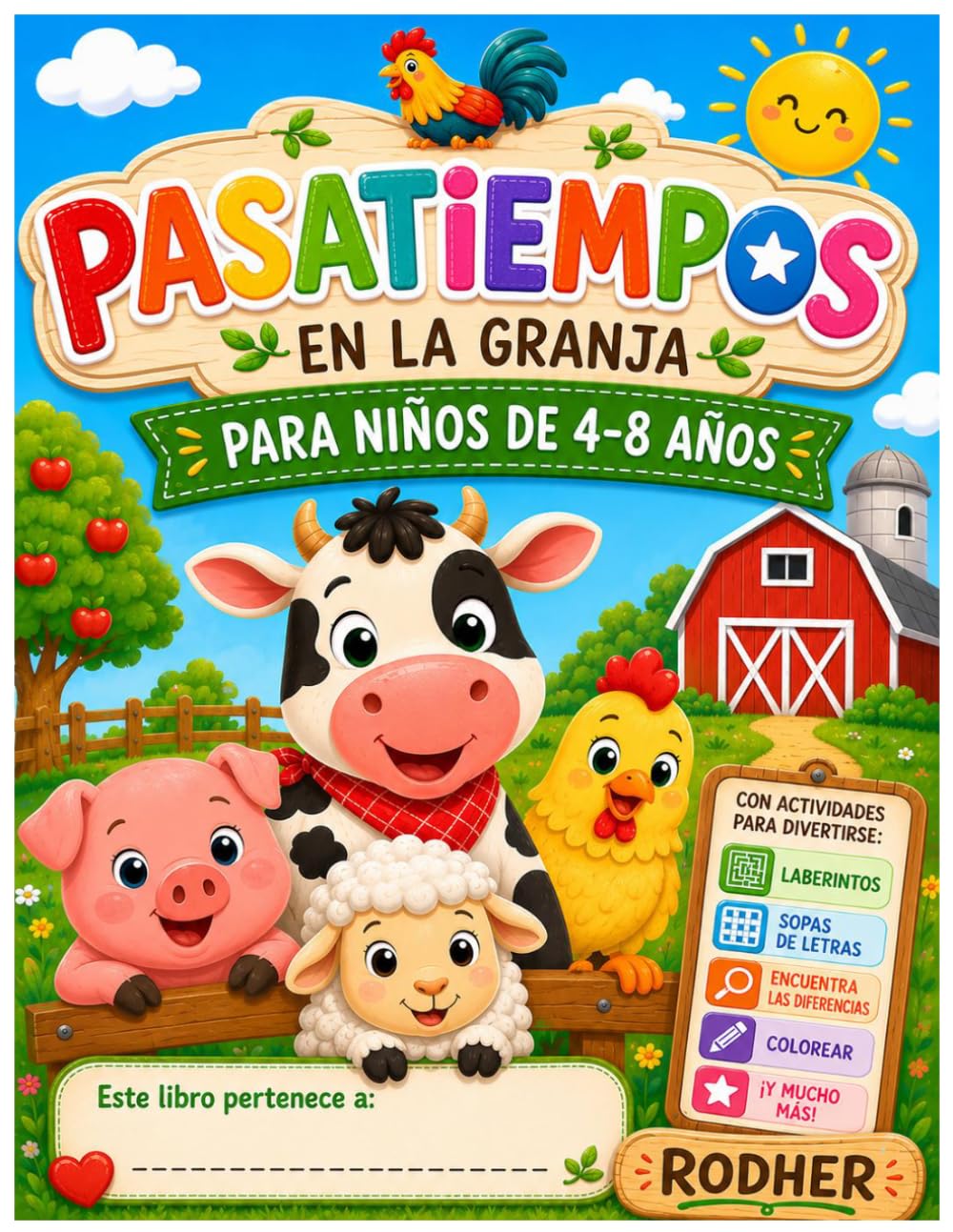 Libro: Pasatiempos infantiles en la granja