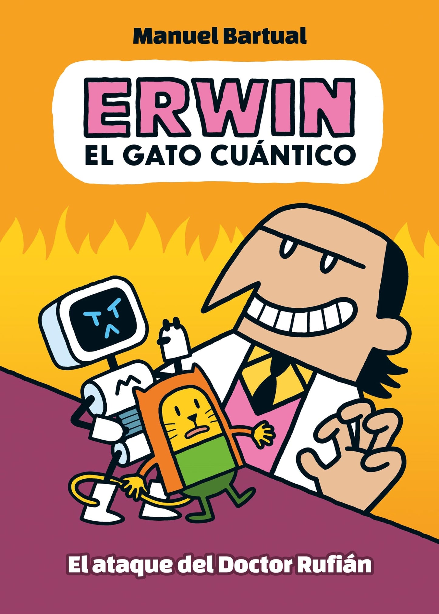 Libro: Erwin, el gato cuántico 2 - El ataque del doctor Rufián (Mi primer cómic)