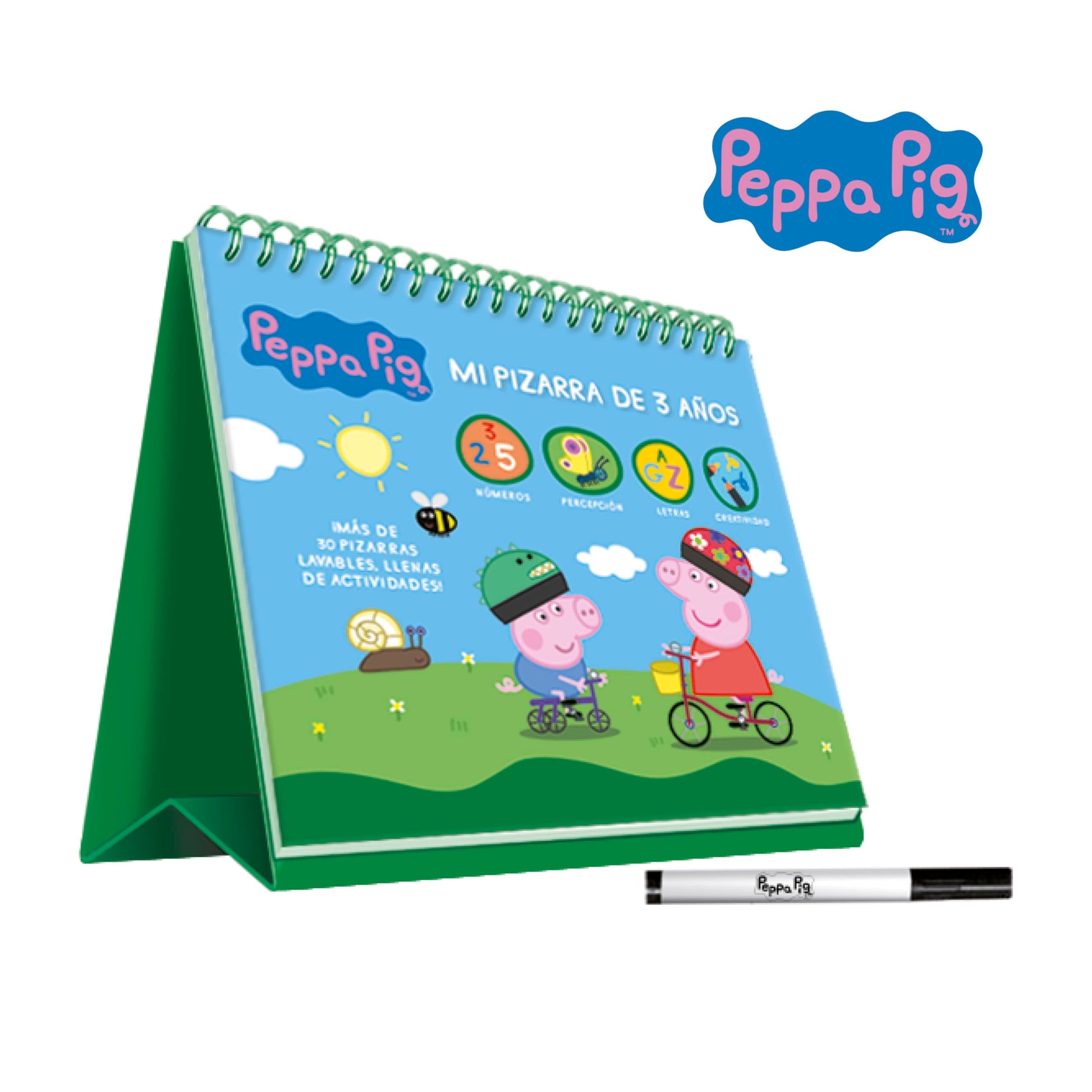 Libro: PEPPA PIG - MI PIZARRA DE 3 AÑOS