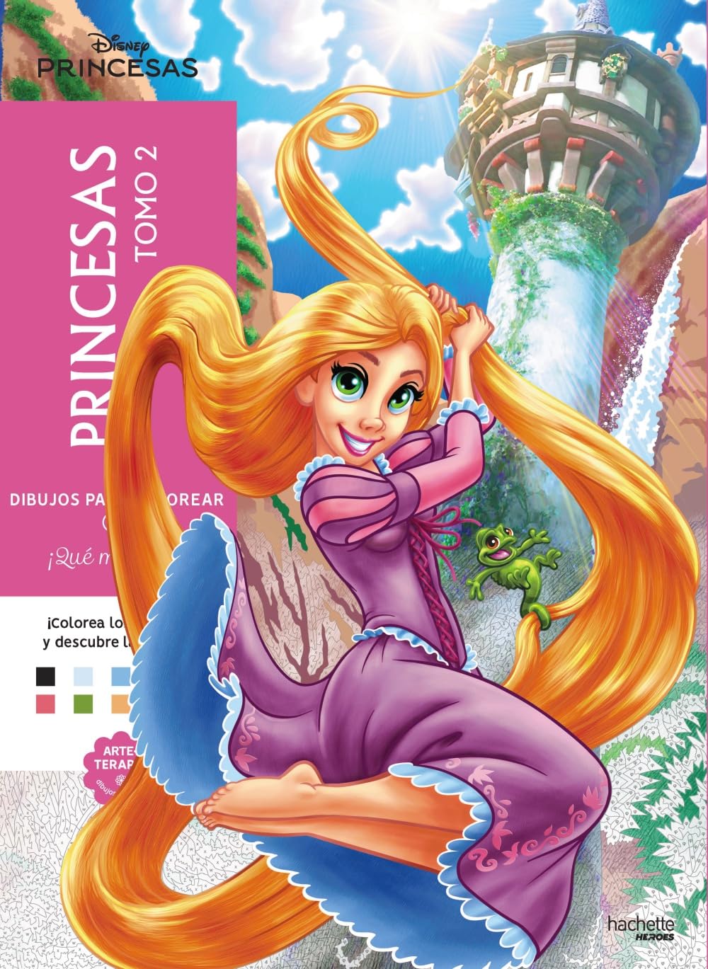 Libro: Dibujos para colorear, ¡qué misterio! Princesas tomo 2 (Hachette HEROES - DISNEY - Arteterapia)