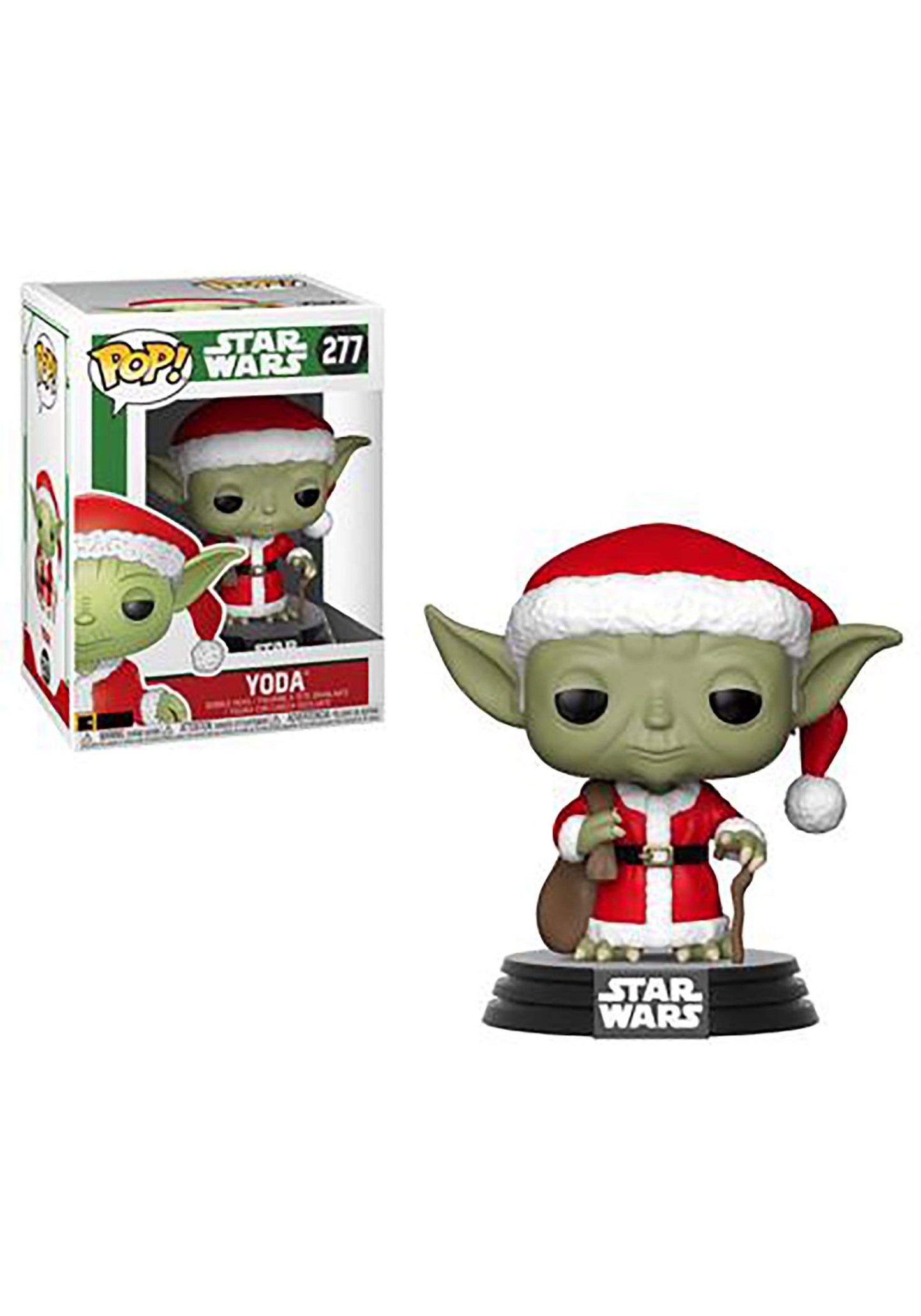 Funko Pop! Star Wars: Navidad Santa Yoda