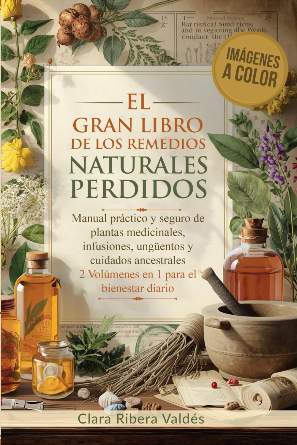 Libro: El Gran Libro de los Remedios Naturales Perdidos: Manual práctico y seguro de plantas medicinales, infusiones, ungüentos y cuidados Ancestrales / 2 Volúmenes en 1 para el bienestar diario