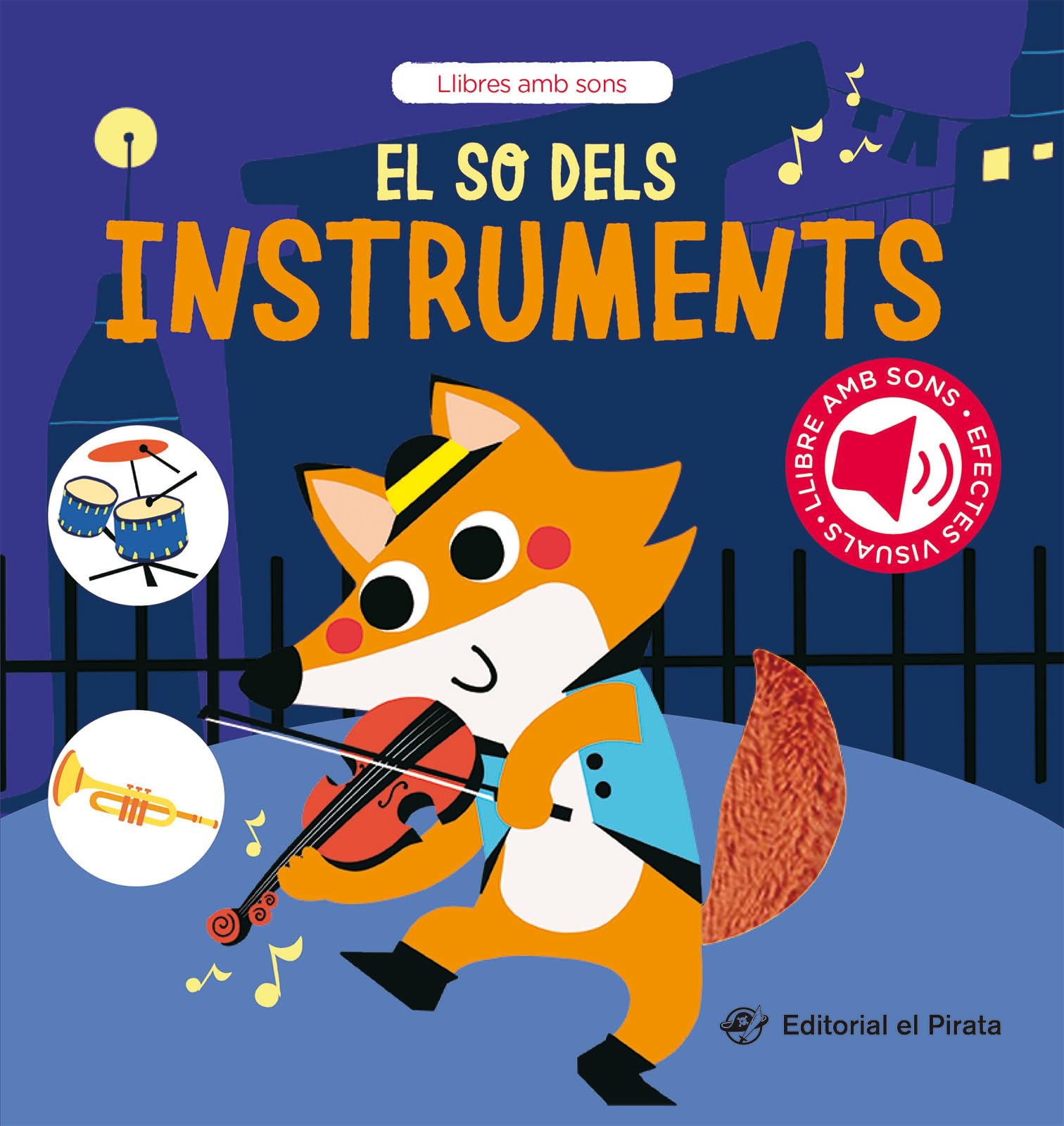 Libro: El so dels instruments: Conte amb sons per a bebès. Descobreix els instruments amb els teus animals preferits i interactua amb ells!: 2
