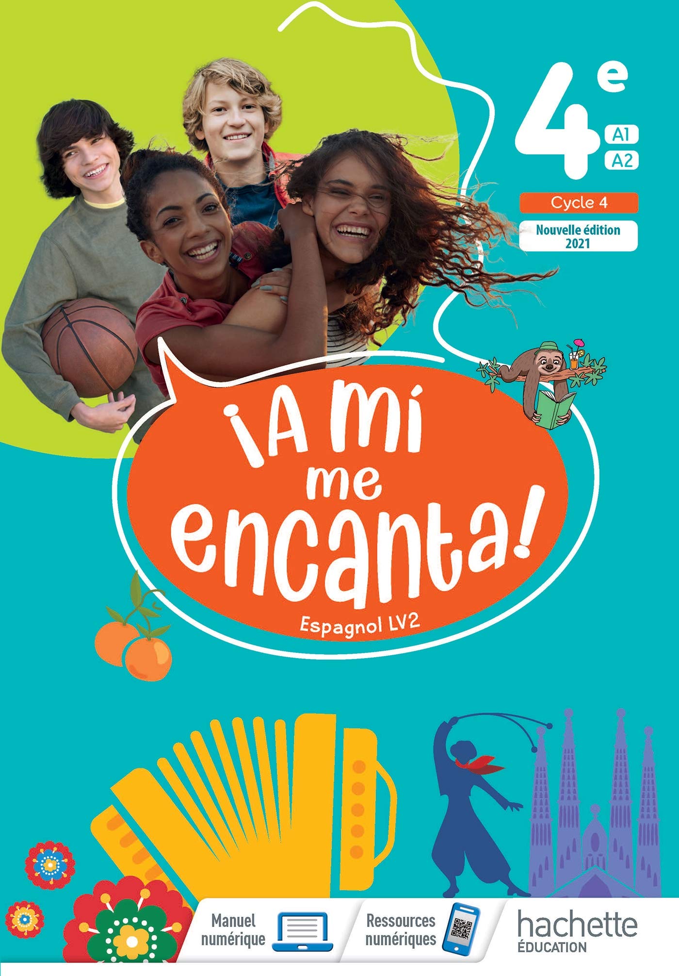Libro: Espagnol LV2 4e A1: Livre de l'élève