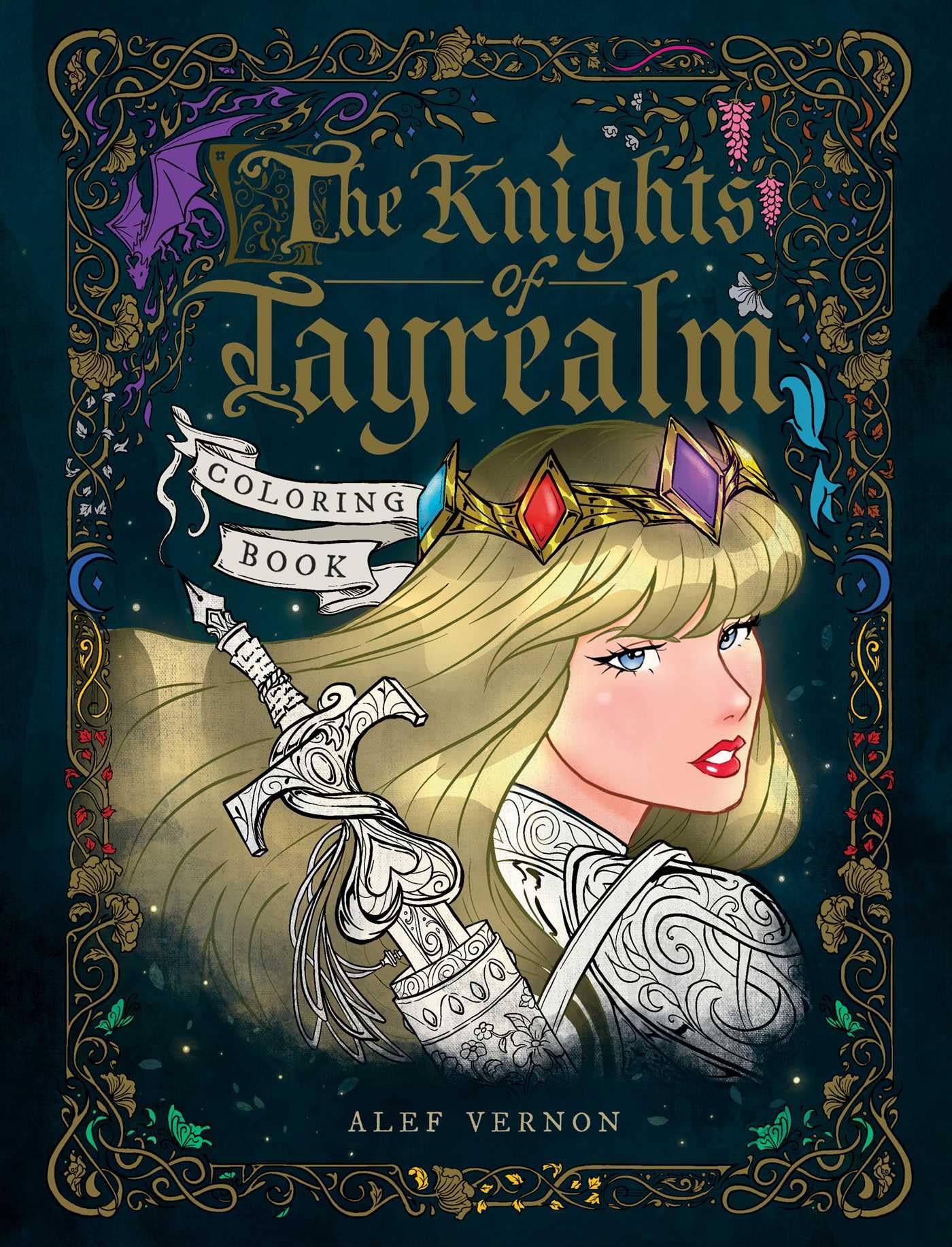 Libro: The Knights of Tayrealm Coloring Book