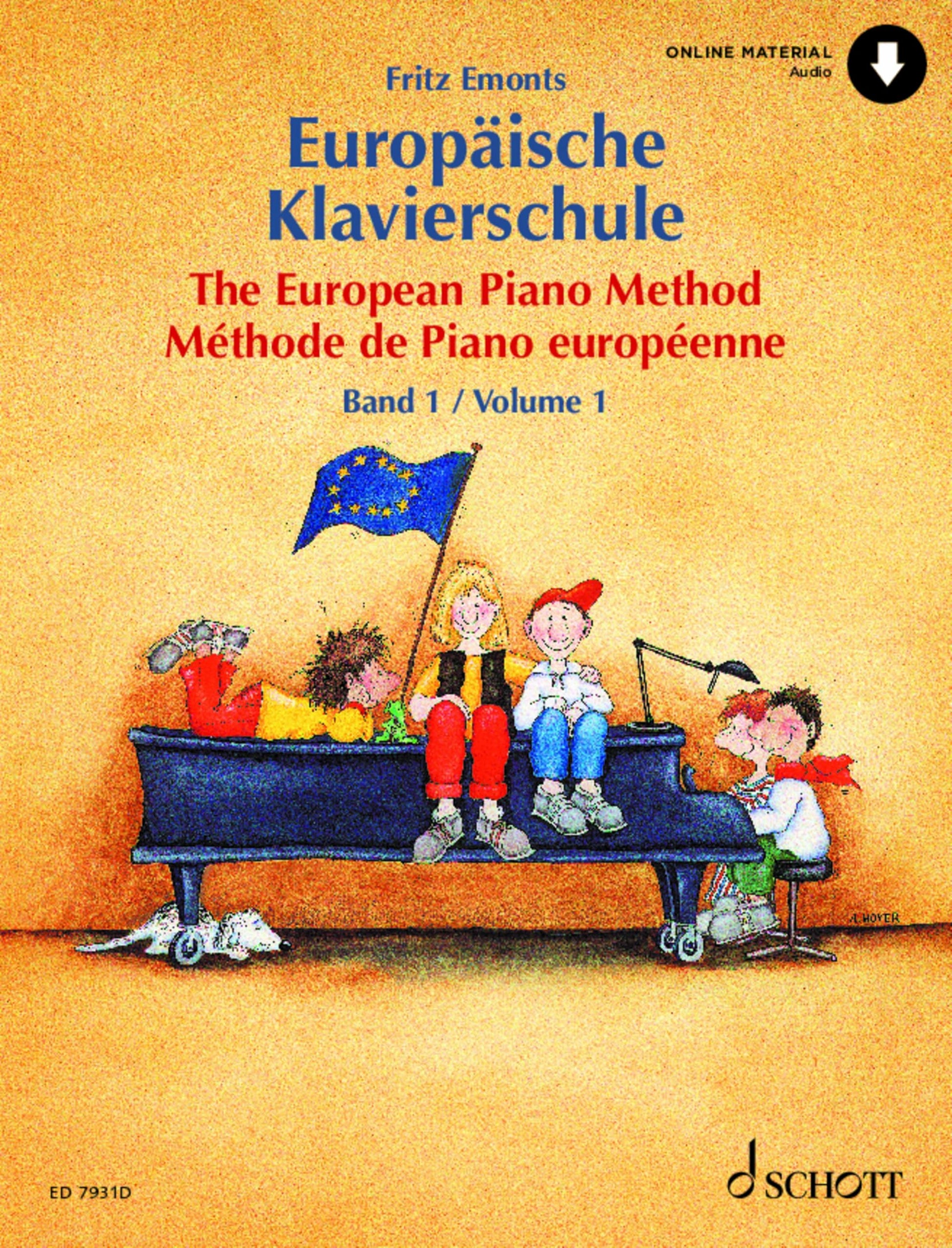 Libro: The European Piano Method – Volume 1 (Bk/Online Audio)