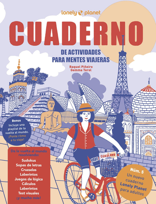 Cuaderno de actividades para mentes viajeras vol. 5 (Viaje y aventura)