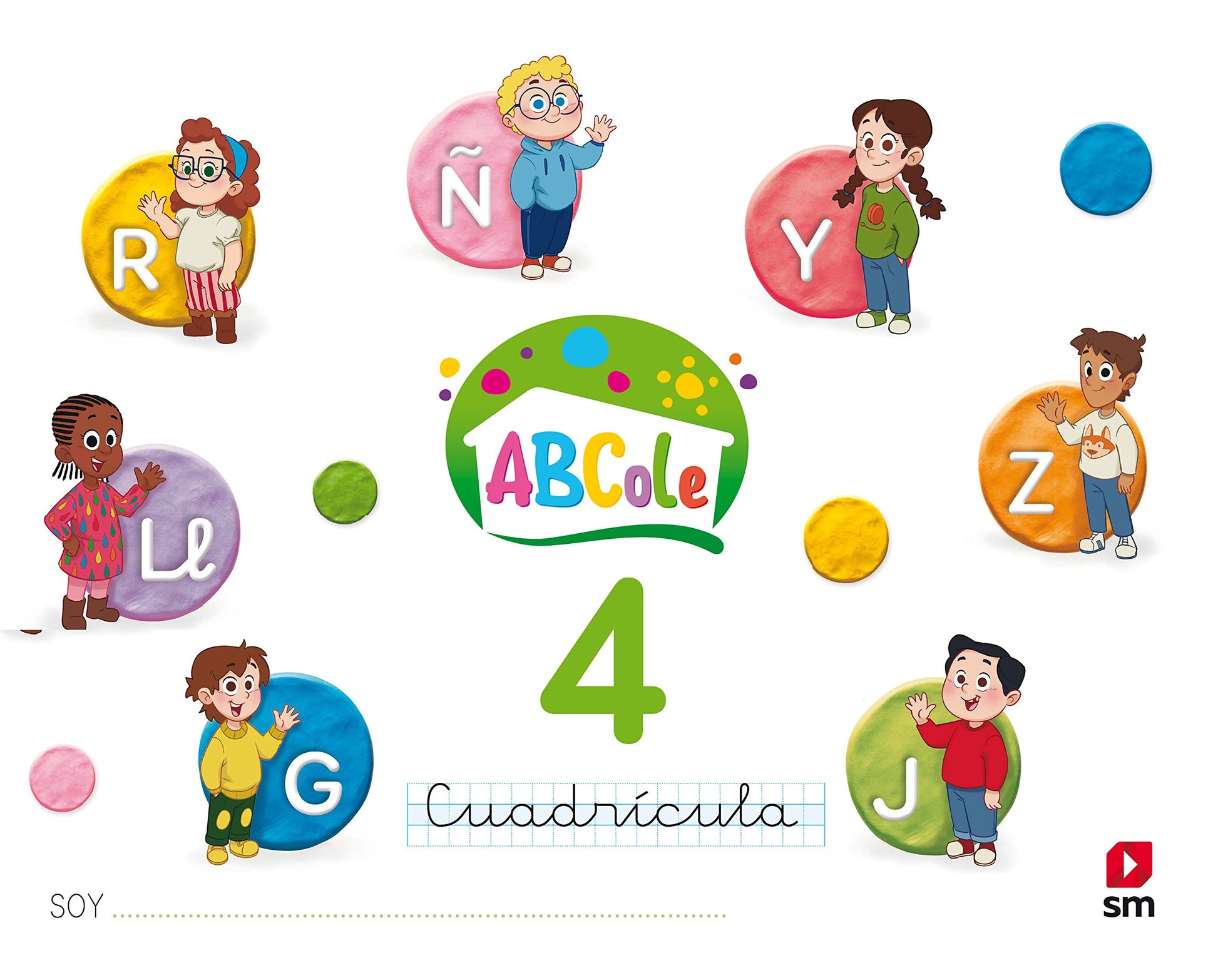 Libro: Cuaderno de lectoescritura 4, Cuadrícula. ABCole 18