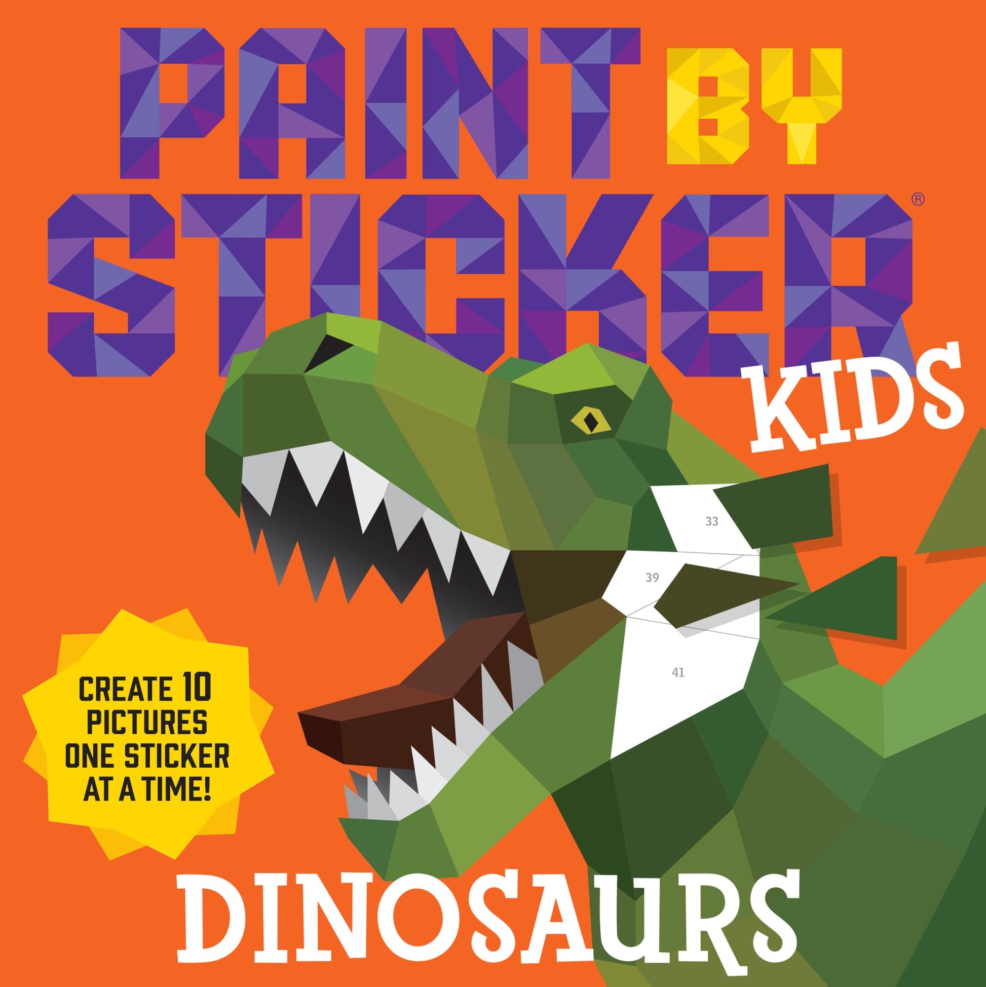 Libro: Paint by Sticker Kids: Dinosaurs: Create 10 Pictures One Sticker at a Time!