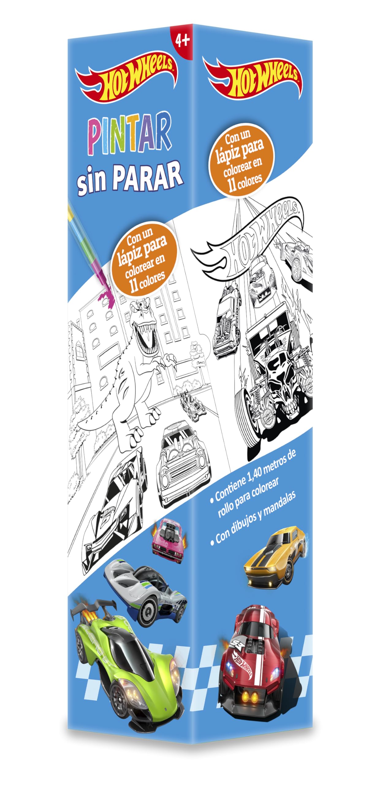 Libro: Hot Wheels (Pintar sin parar)