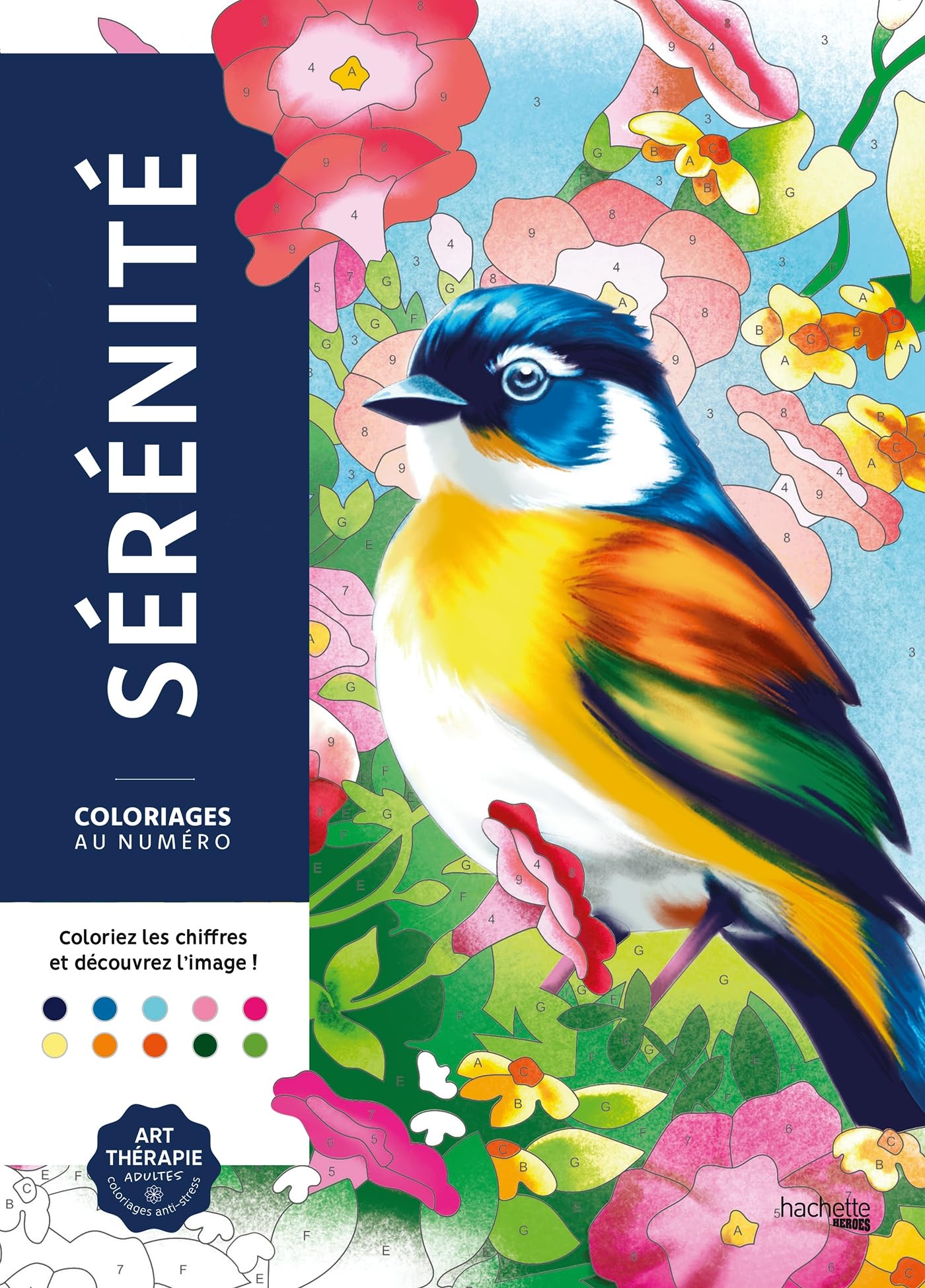 Libro: Coloriages au numéro - Sérénité