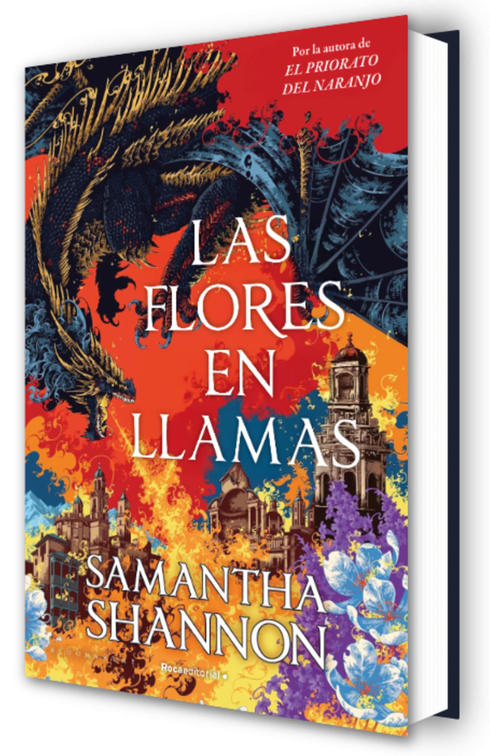 Libro: Las flores en llamas (precuela El priorato del naranjo) (Novela)