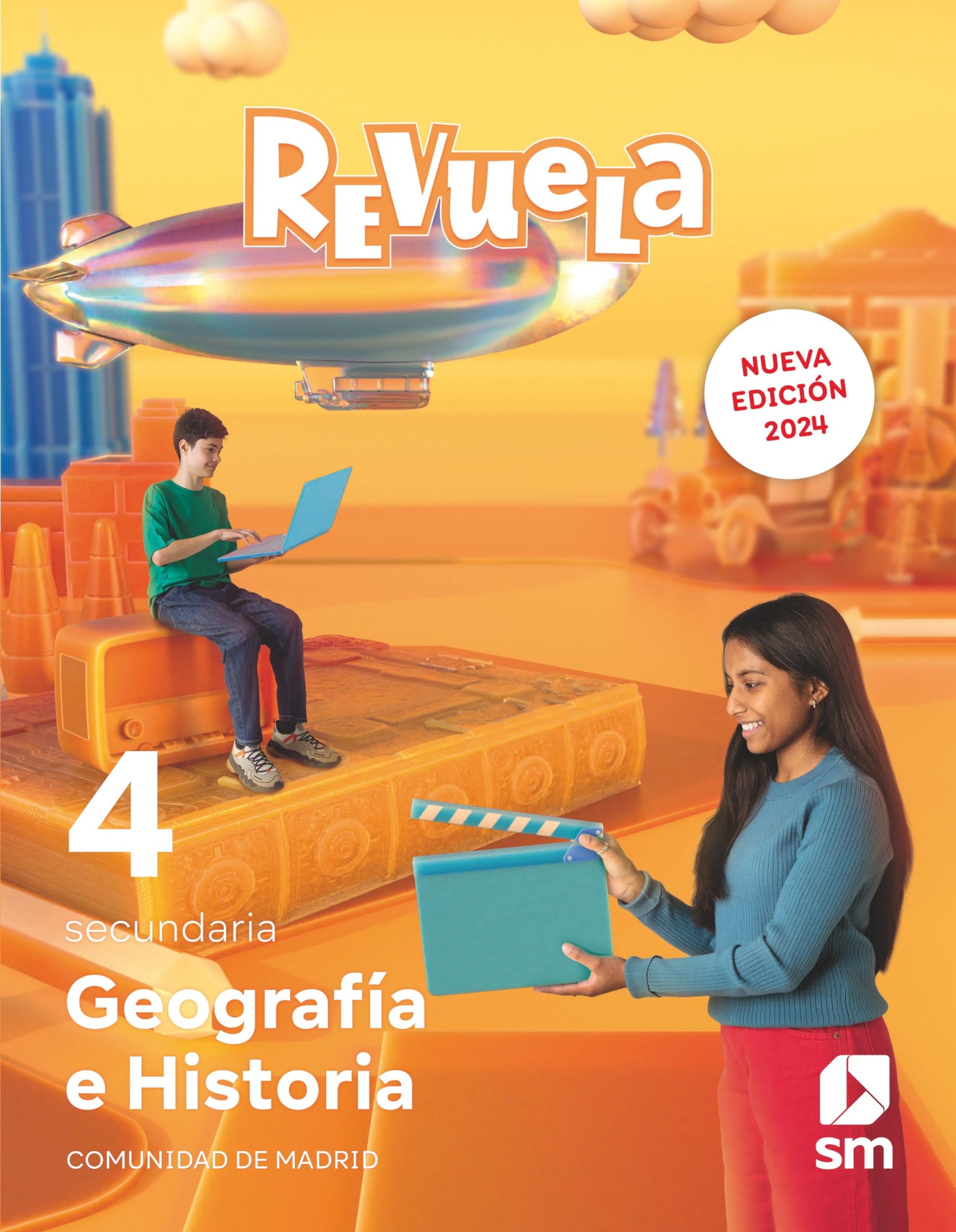 Libro: Geografía e Historia. 4 Secundaria. Revuela. Comunidad de Madrid