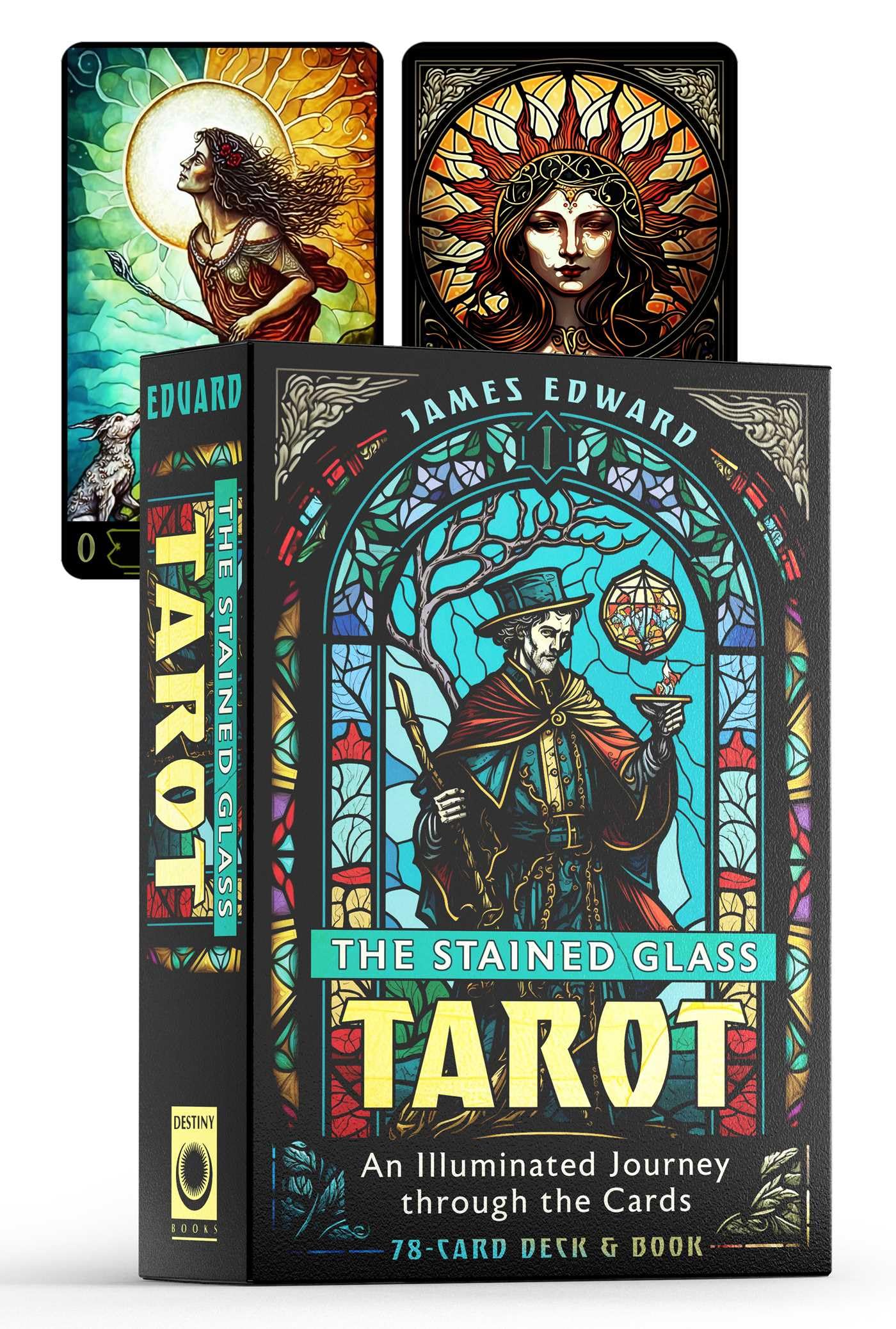 Libro: The Stained Glass Tarot: An Illuminated Journey through the Cards