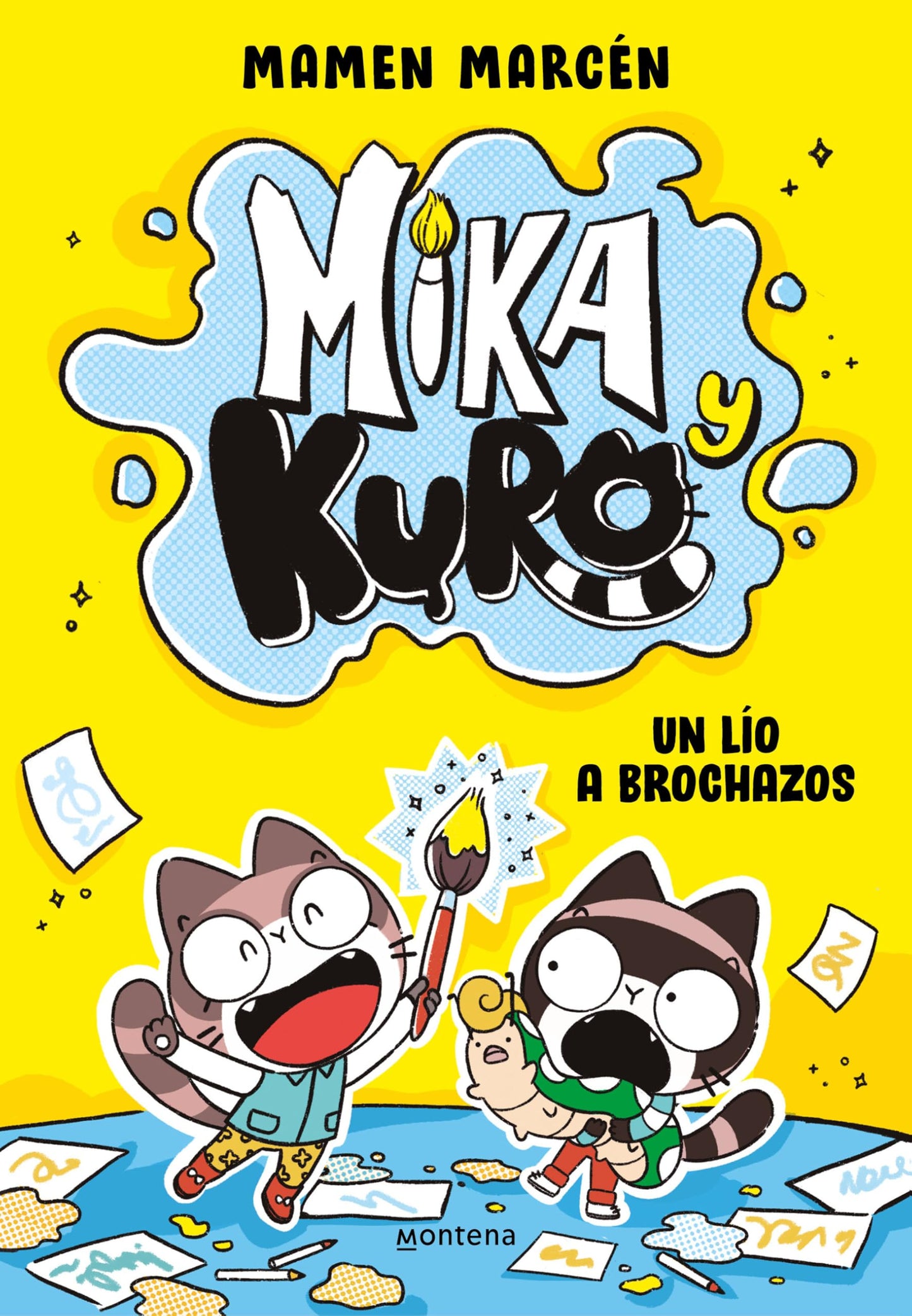 Libro: Mika y Kuro 1 - Un lío a brochazos: ¡La colección infantil más tronchante, ideal para niños y niñas a partir de 6 años! (Montena)