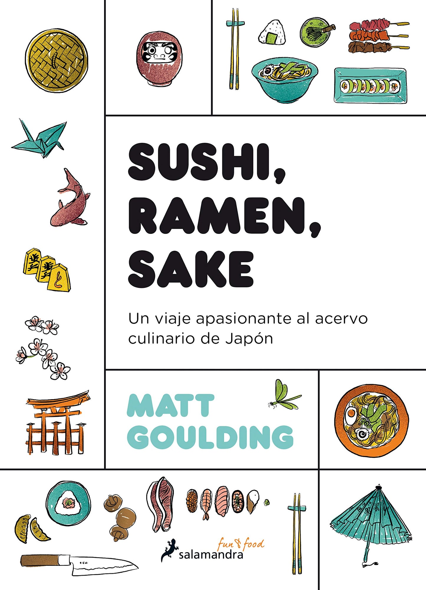 Libro: Sushi, Ramen, Sake / Rice, Noodle, Fish: Un viaje apasionante al acervo culinario de Japón / Deep Travels Through Japan's Food Culture (Spanish Edition)