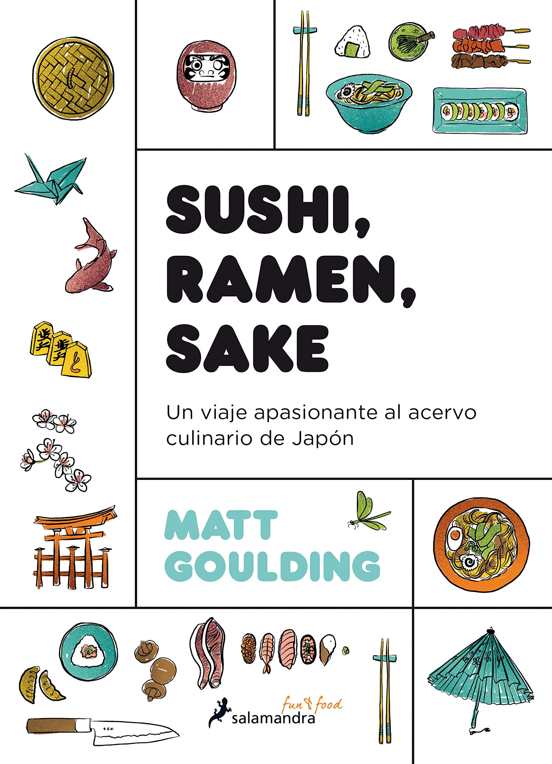 Libro: Sushi, Ramen, Sake / Rice, Noodle, Fish: Un viaje apasionante al acervo culinario de Japón / Deep Travels Through Japan's Food Culture (Spanish Edition)