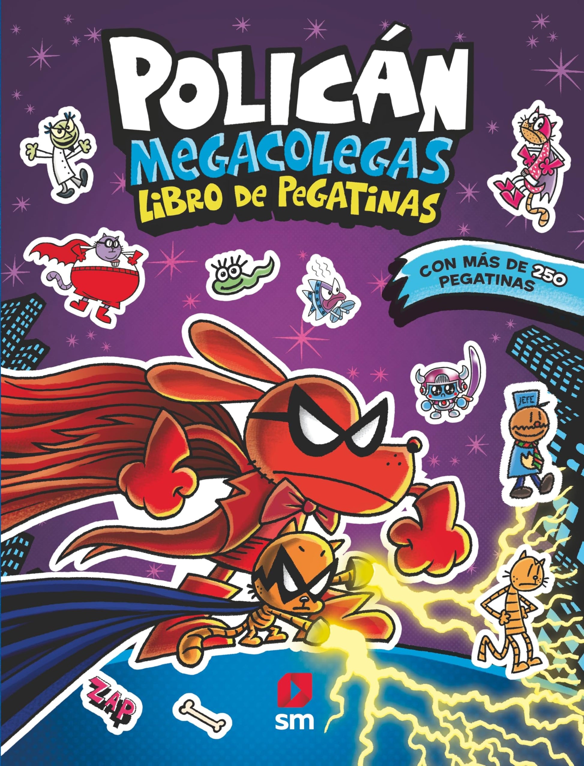 Libro: Policán Megacolegas: Libro de pegatinas
