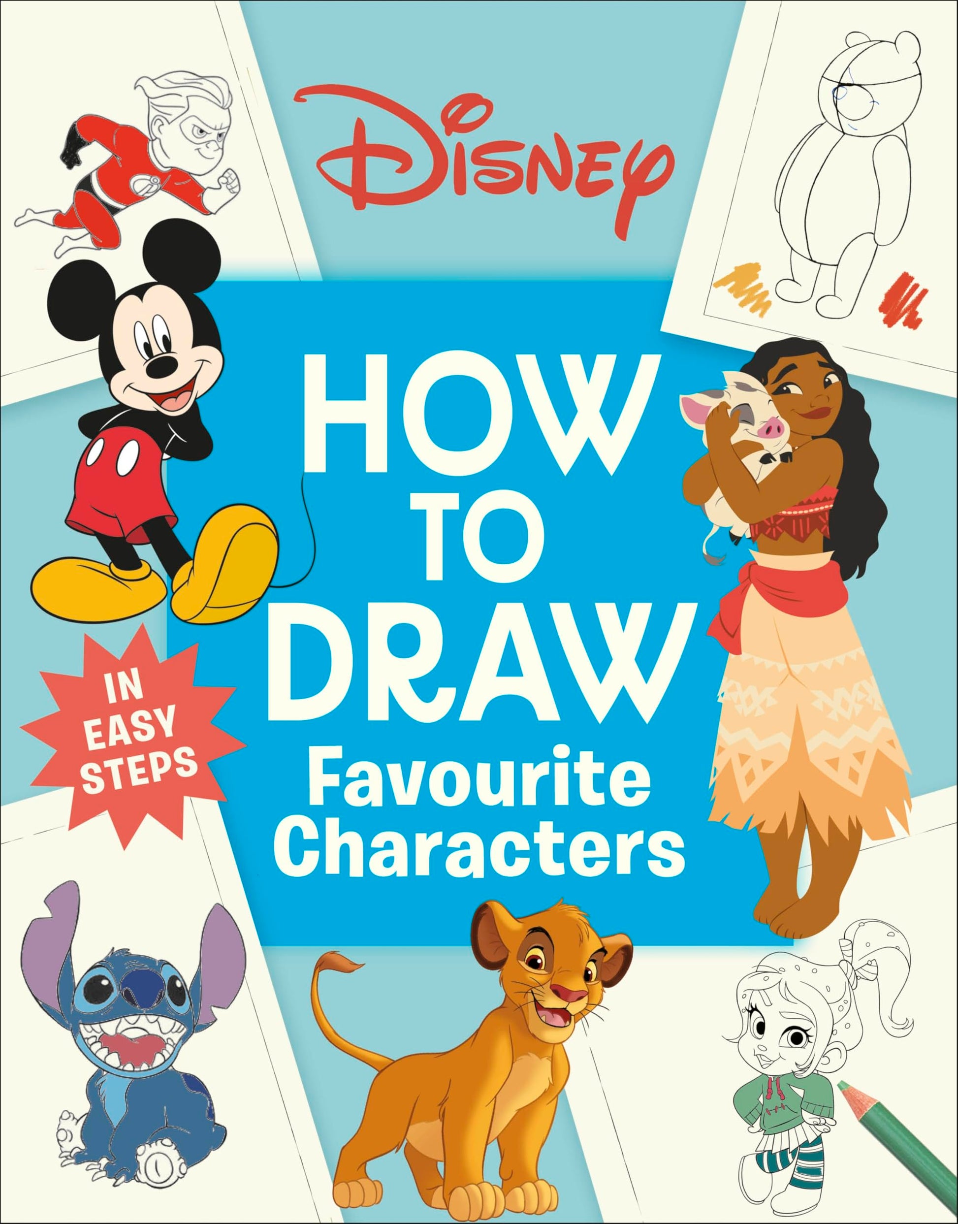Libro: Disney How to Draw Favourite Characters