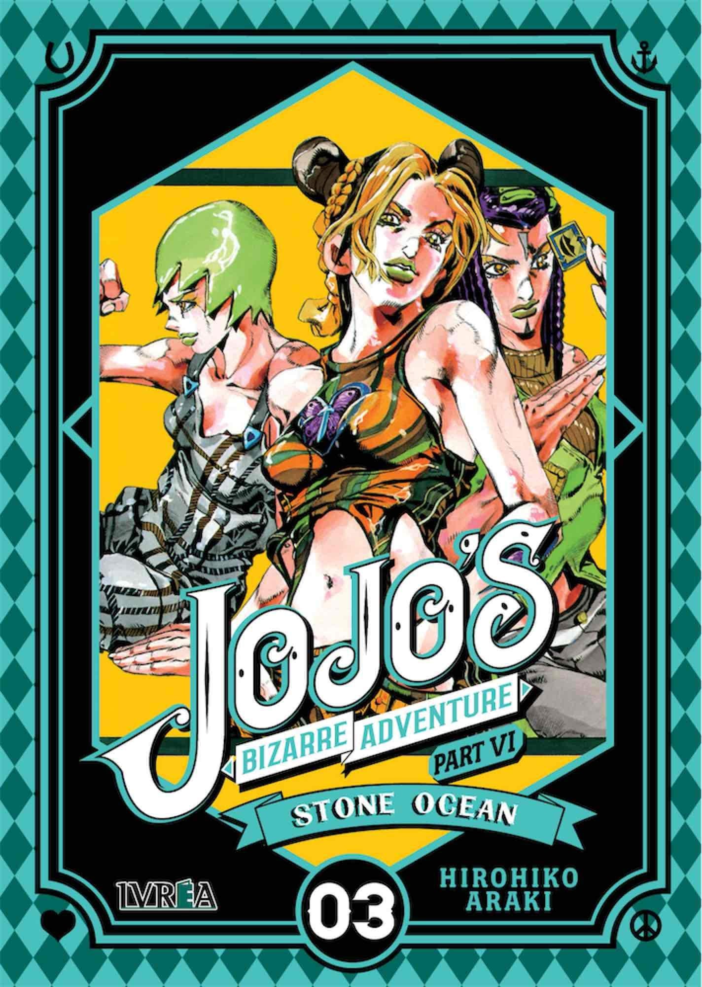 Libro: Jojo Bizzarre Adventure Parte 6: Stone ocean 03: 43, versión en español