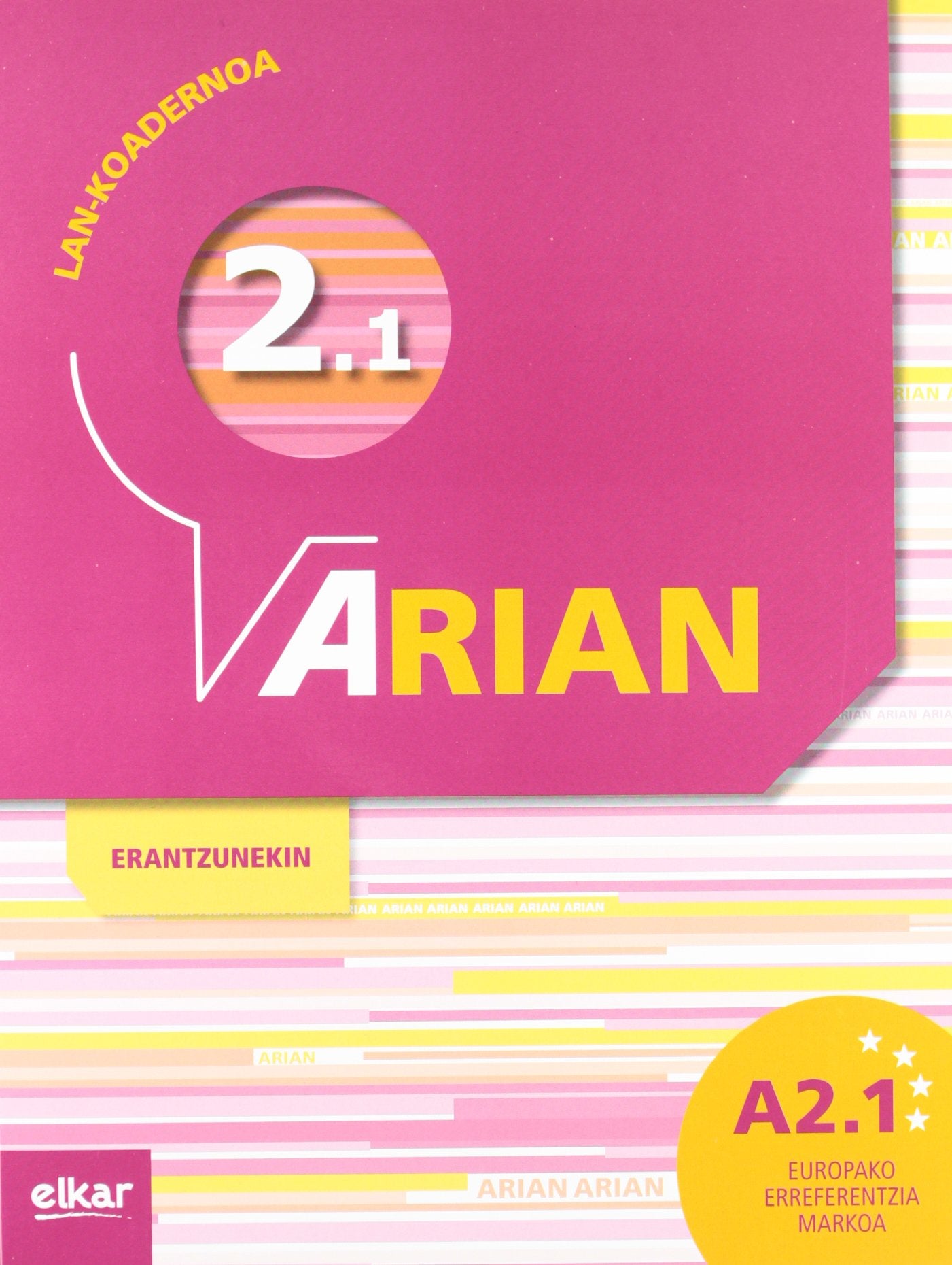 Libro: Arian A2.1 Lan-koadernoa (+erantzunak)