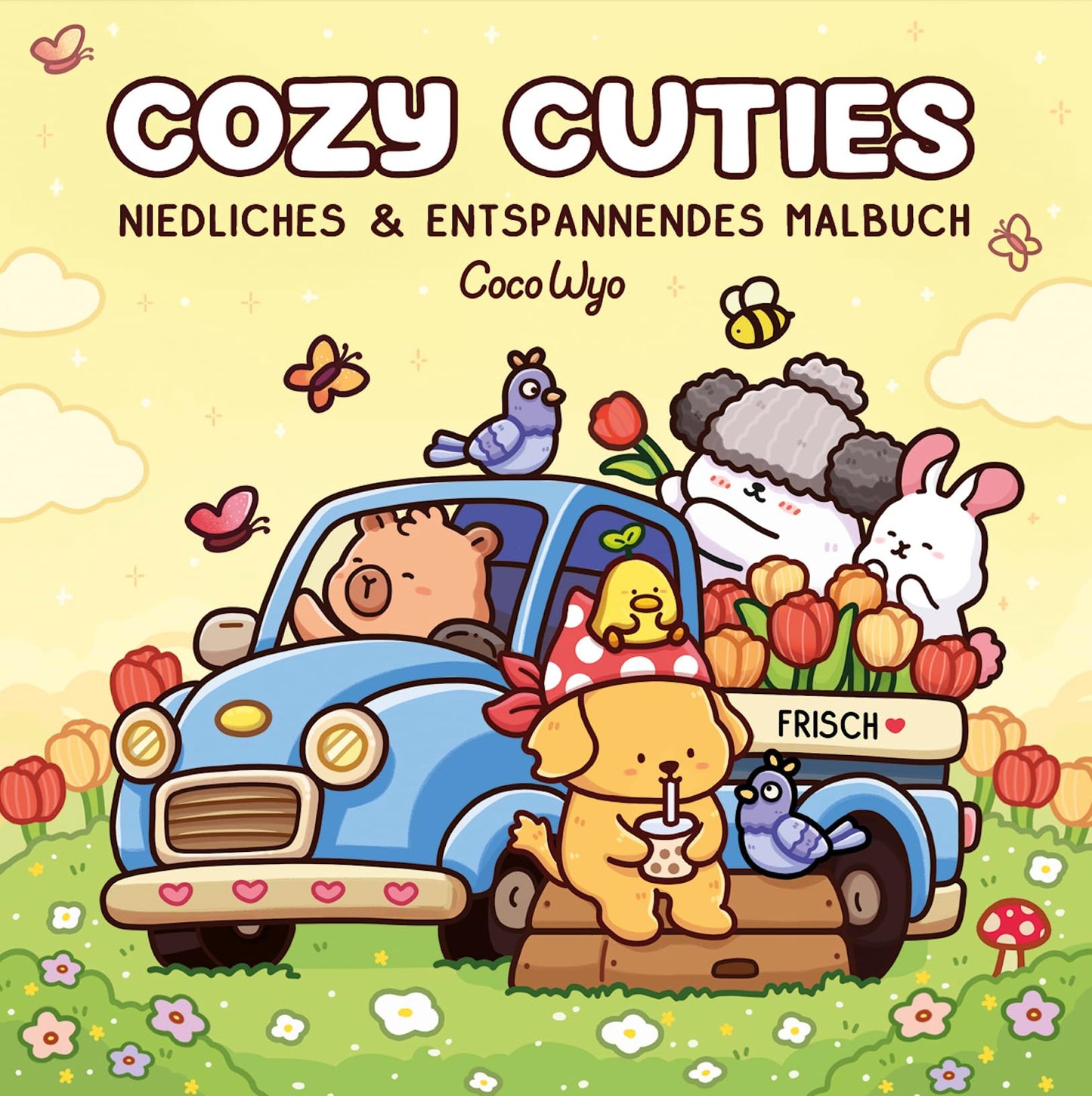 Libro: Cozy Cuties: Malbuch für Erwachsene, Teenager und Kinder (Cozy Spaces Coloring): 2