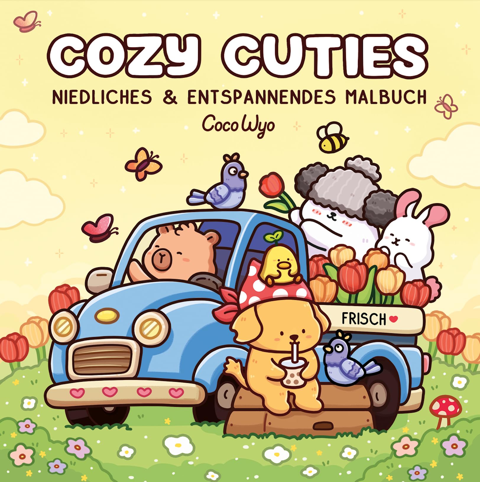Libro: Cozy Cuties: Malbuch für Erwachsene, Teenager und Kinder (Cozy Spaces Coloring): 2