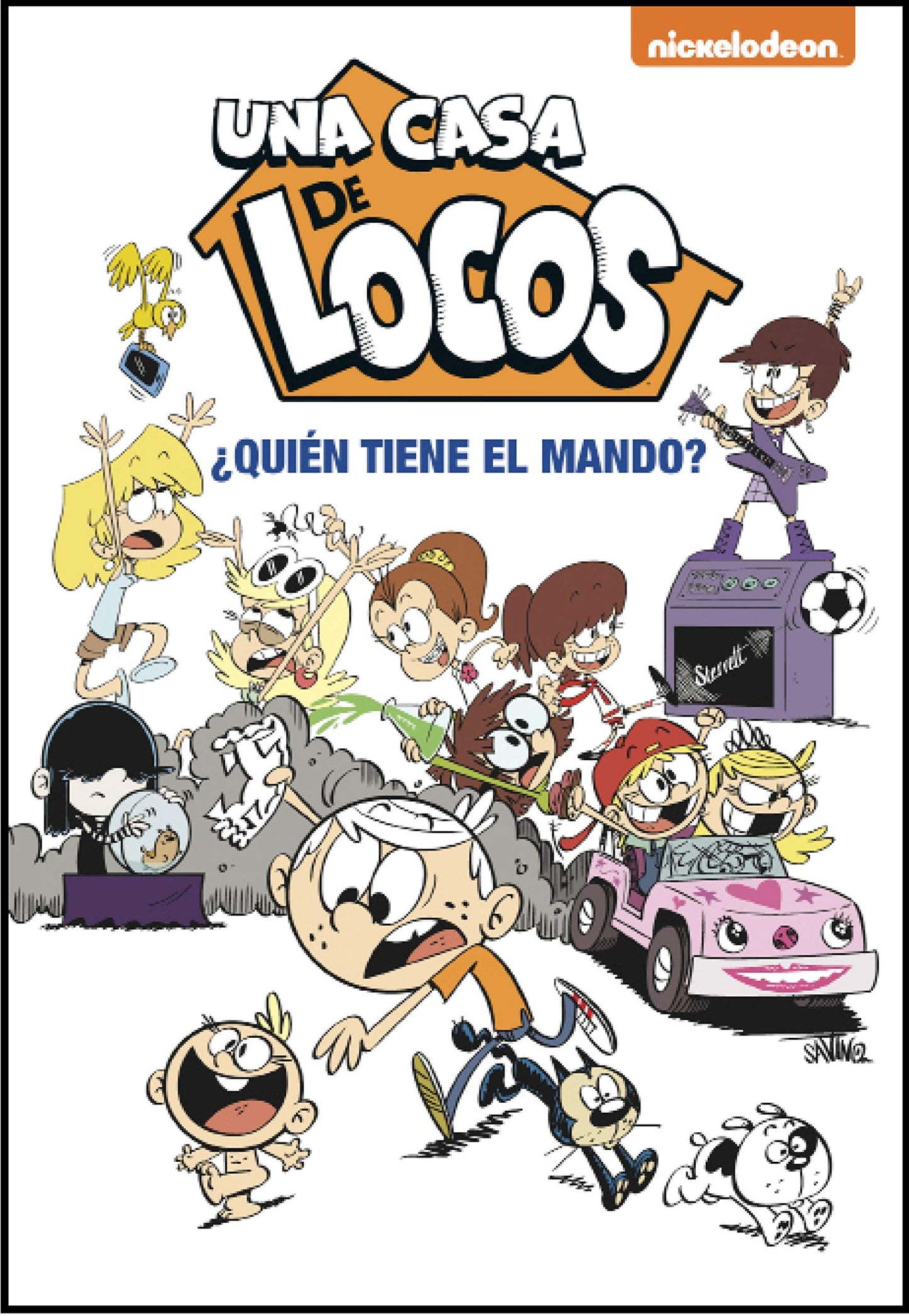 Una casa de locos. Cómic 1 - ¿Quién tiene el mando? (Nickelodeon)