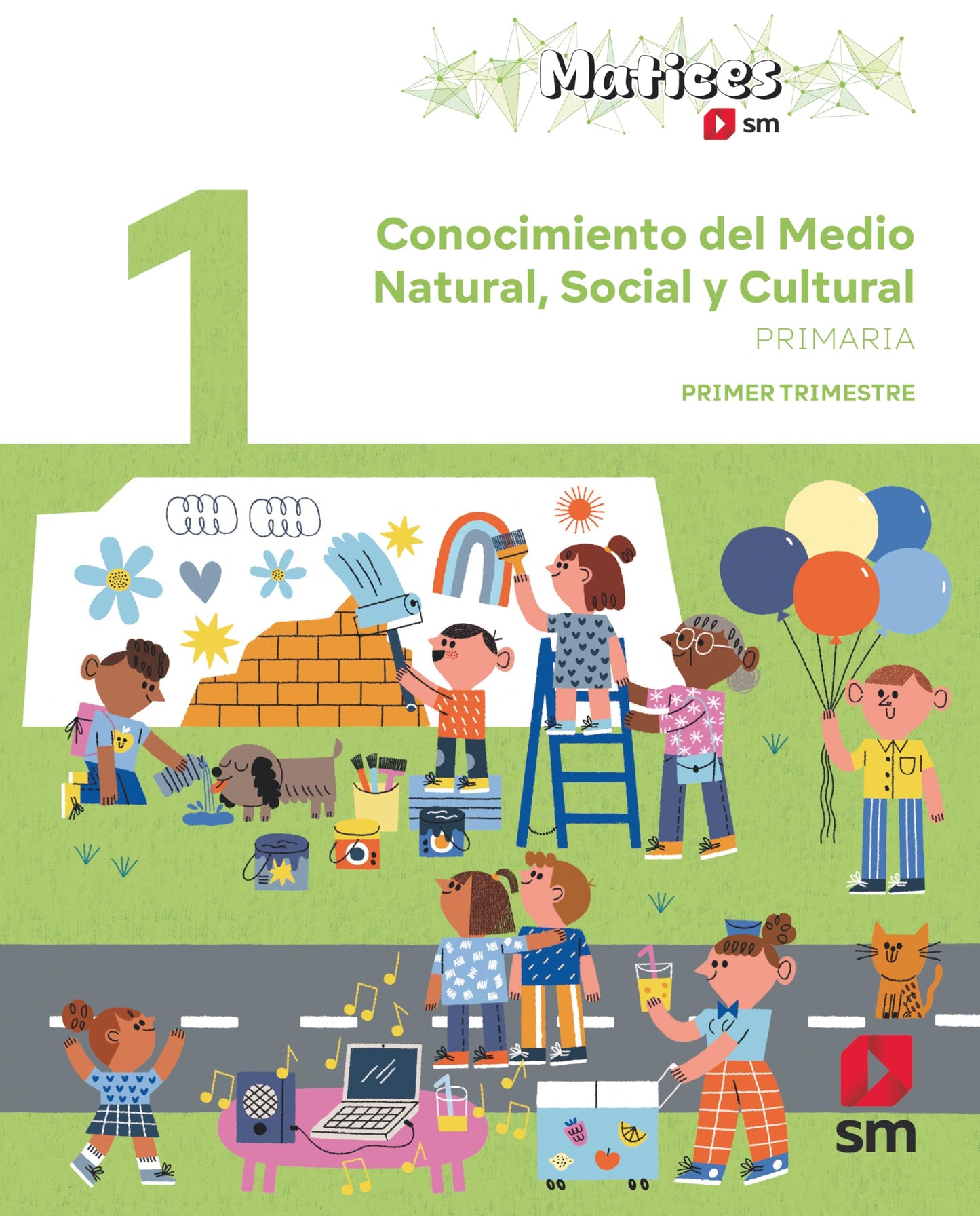 Libro: Conocimiento del Medio Natural, Social y Cultural. 1 Primaria. Trimestres. Matices