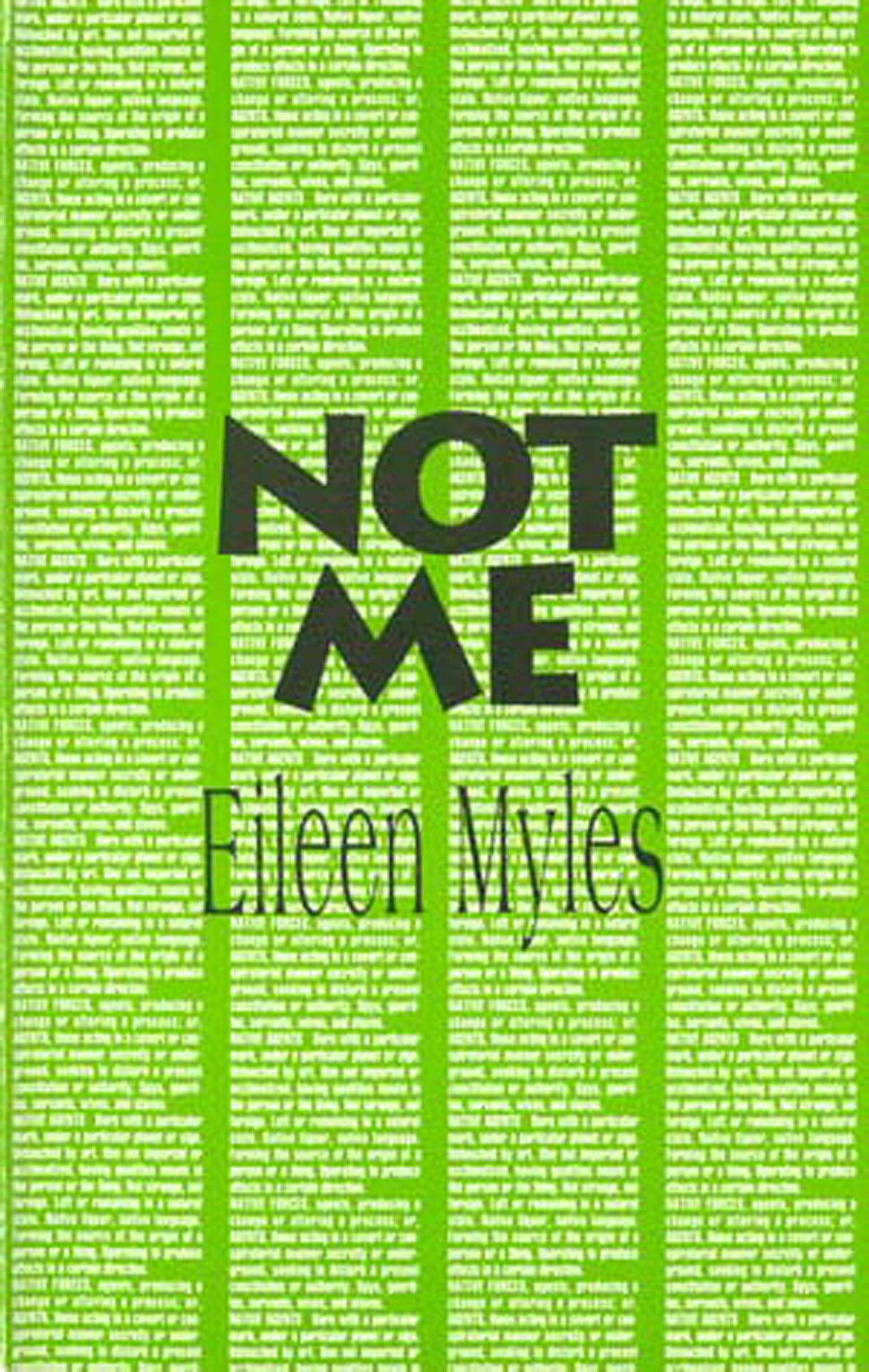Libro: Not Me (Native Agents)