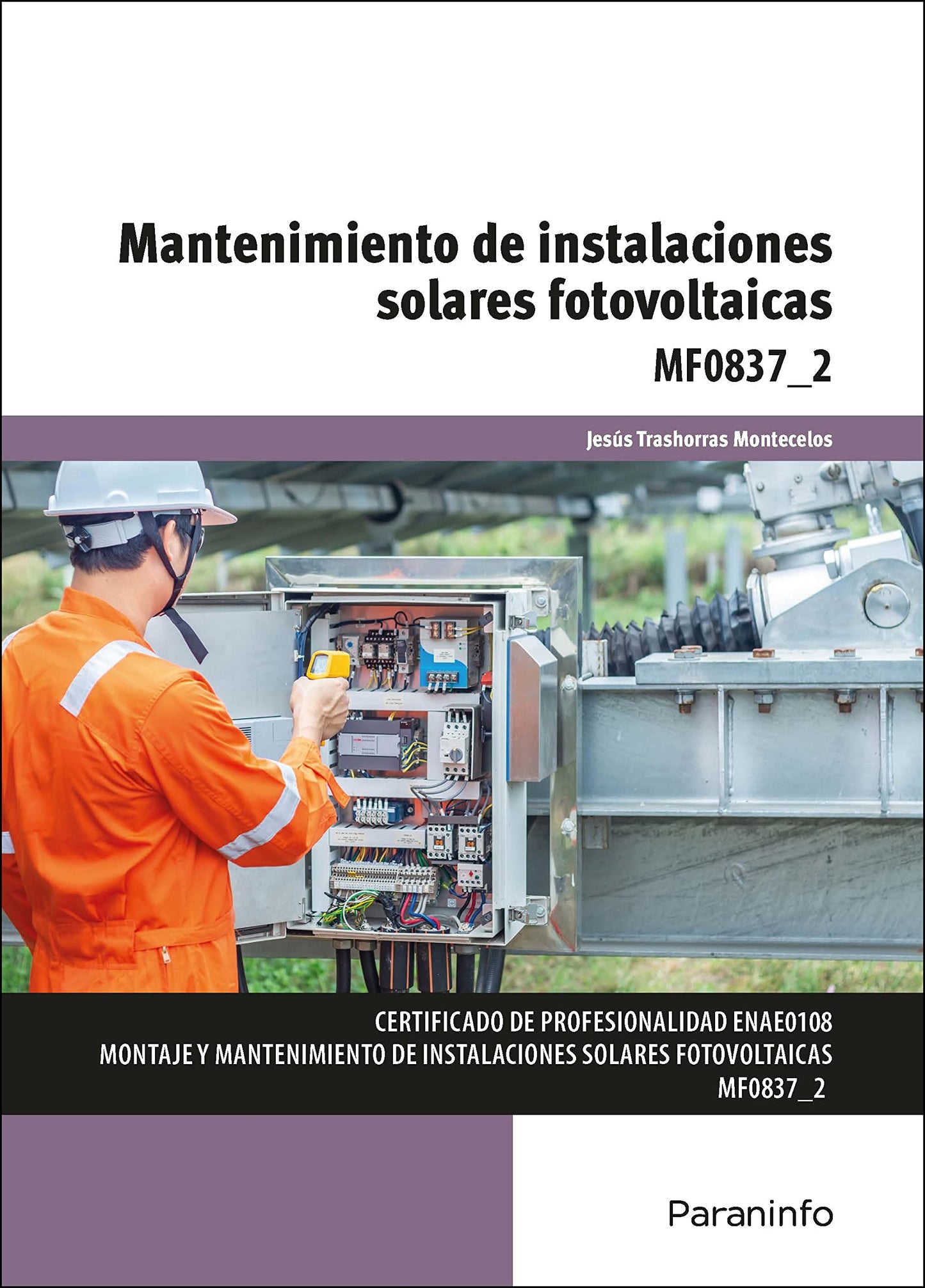 Libro: Mantenimiento de instalaciones solares fotovoltaicas