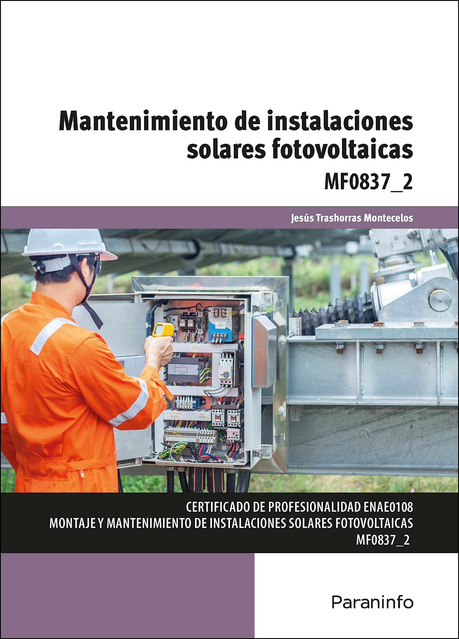 Libro: Mantenimiento de instalaciones solares fotovoltaicas
