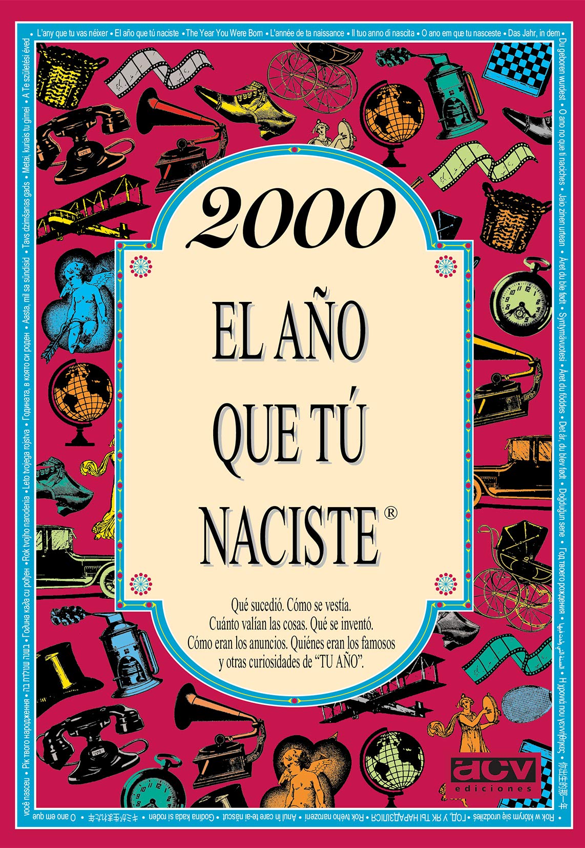 Libro: 2000 EL AÑO QUE TÚ NACISTE - Regalo de cumpleaños ideal para quienes cumplen 26 años en 2026