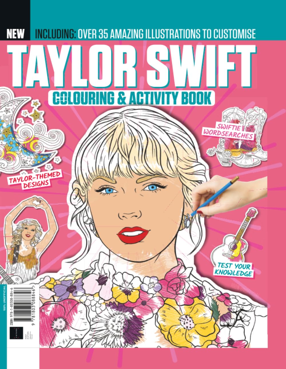 Libro: Taylor Swift Coloring & Activity Book - The Original Swifties Must Have By Popular demand!: Over 35 Amazing Illustrations, Puzzle, Fun Facts & Quizzes to Customise