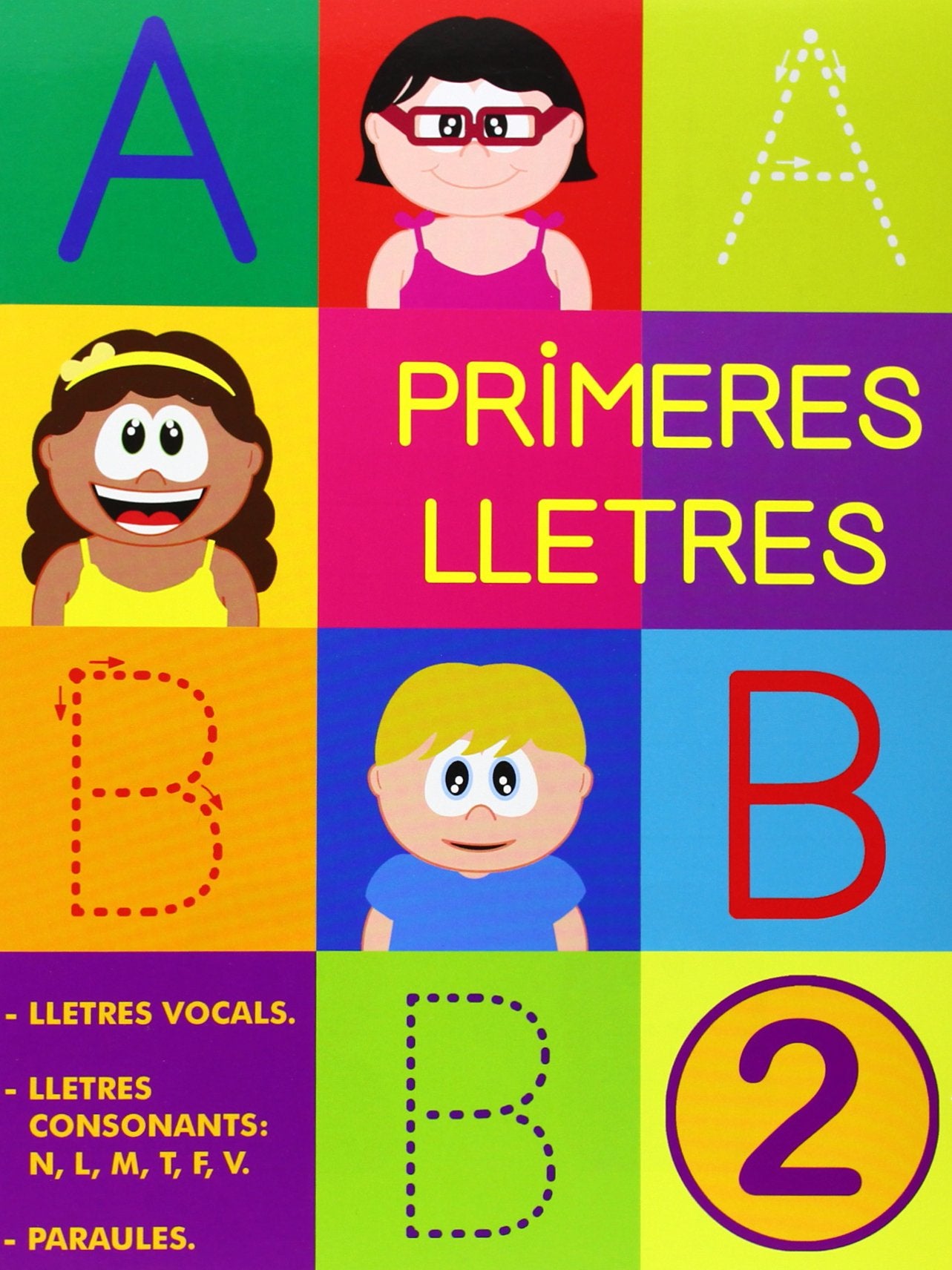 Libro: Primeres Lletres 2. Quadern escriptura lletra de PAL infantil.