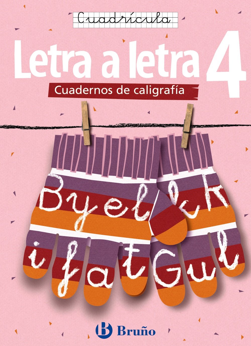 Libro: Caligrafía Letra a letra Cuadrícula 4