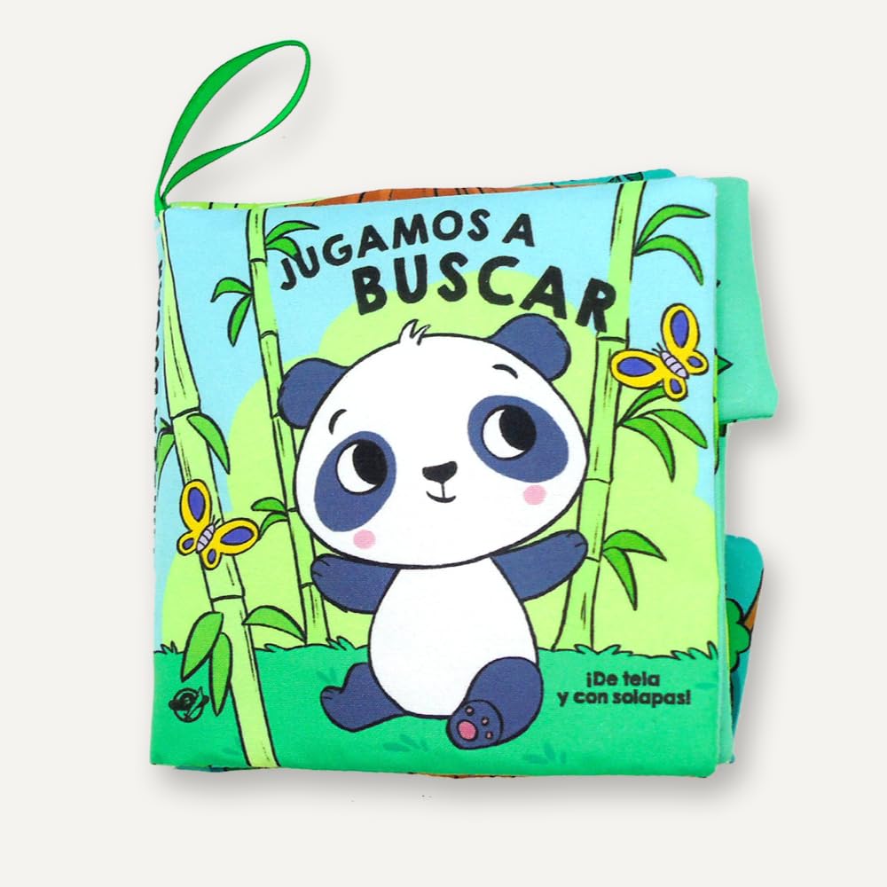 Libro: Cuentos para bebés - Jugamos a buscar: Libro de tela suave para bebés entre 0 y 36 meses. Interactivo, con solapas, sonido estimulante y un espejo.: 7
